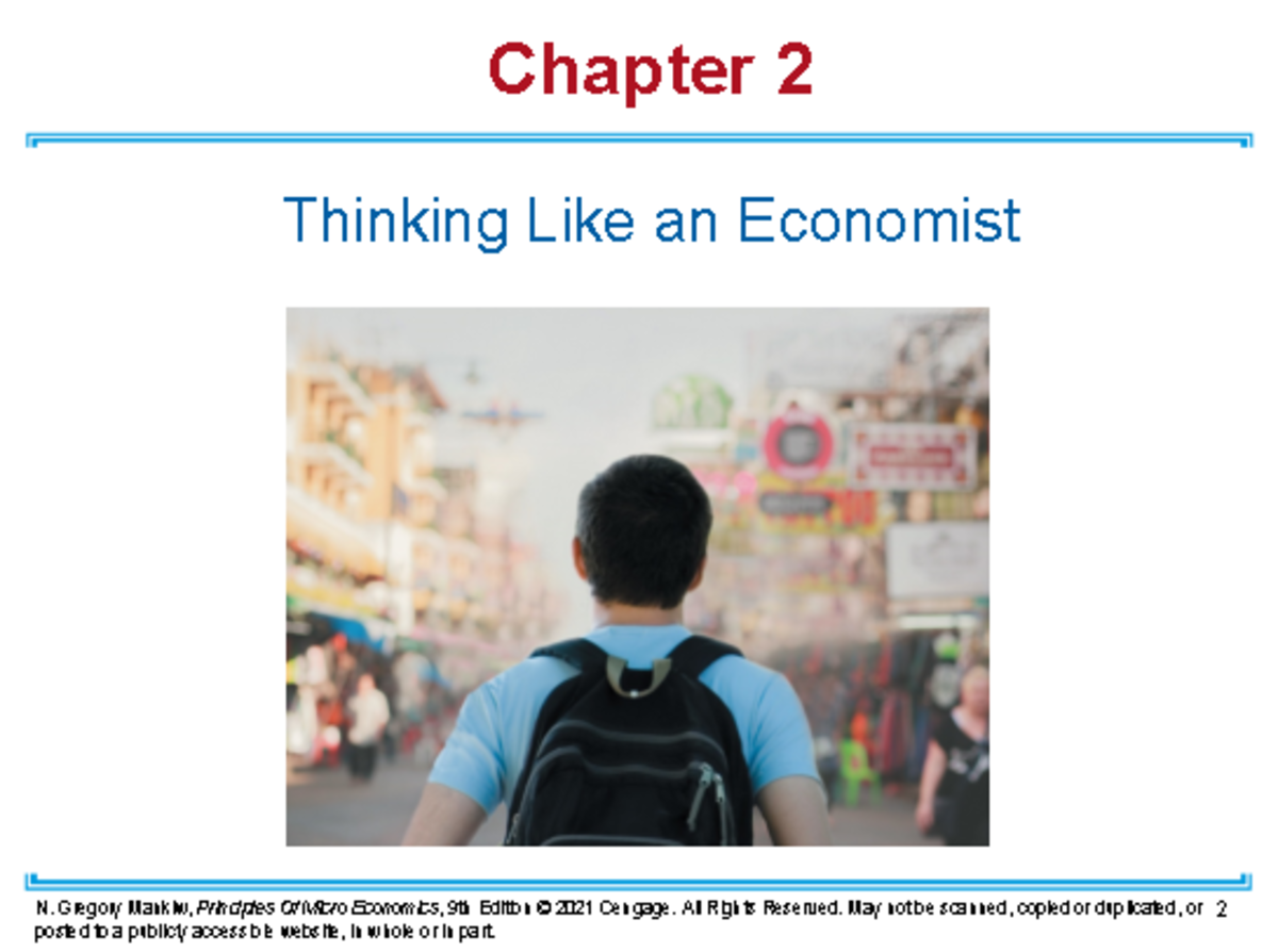 Chapter 02 Thinking Like an Economist - N. Gregory Mankiw