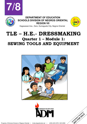 Grade 7-8 Dressmaking-Types Of Sewing Machines, Parts And Functions ...