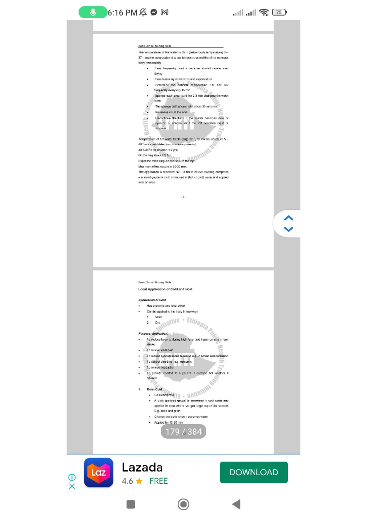 Module 2 Nursing part 16 - Medical Technology - Studocu