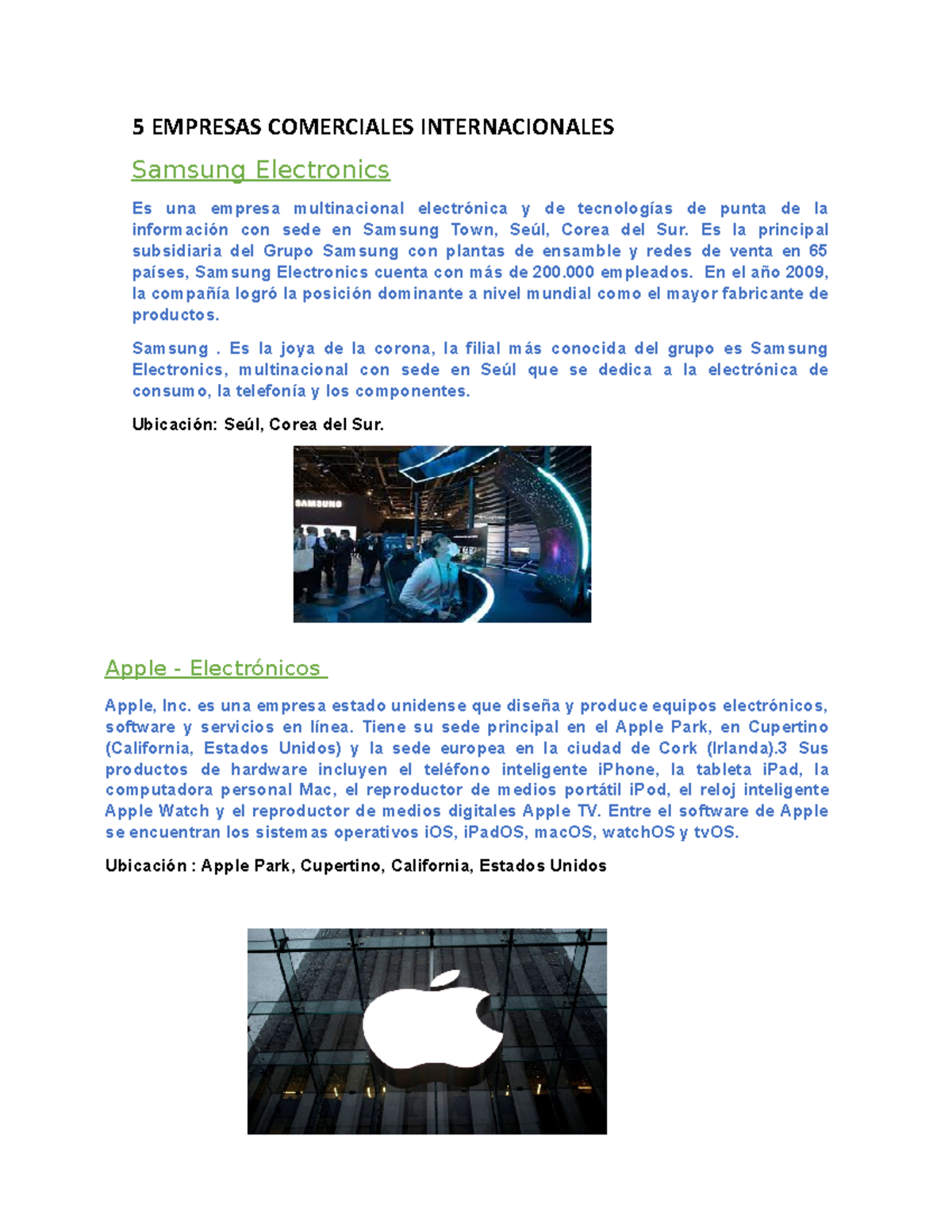 Empresas Internacionales Ejemplos – HXTGJW