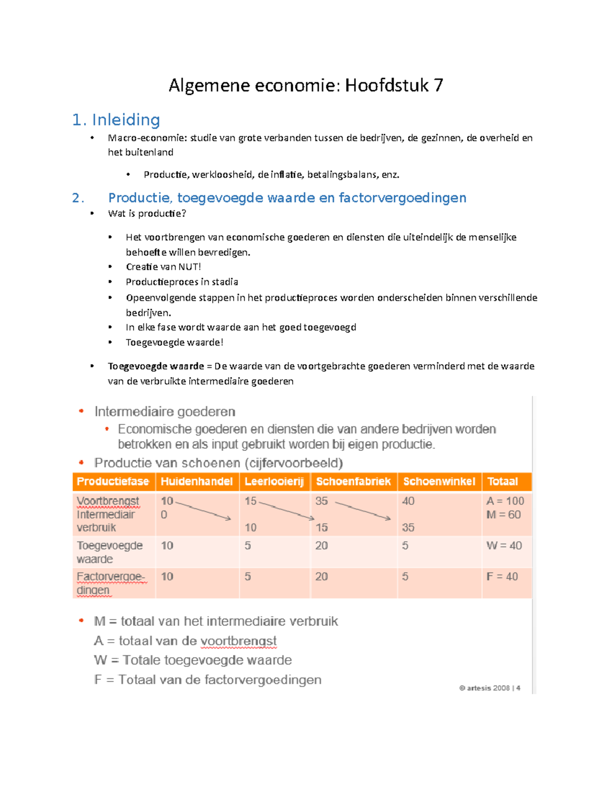 Samenvatting Economie In Rechte Lijn - Hoofdstuk 7,9,11 -13 - Algemene ...