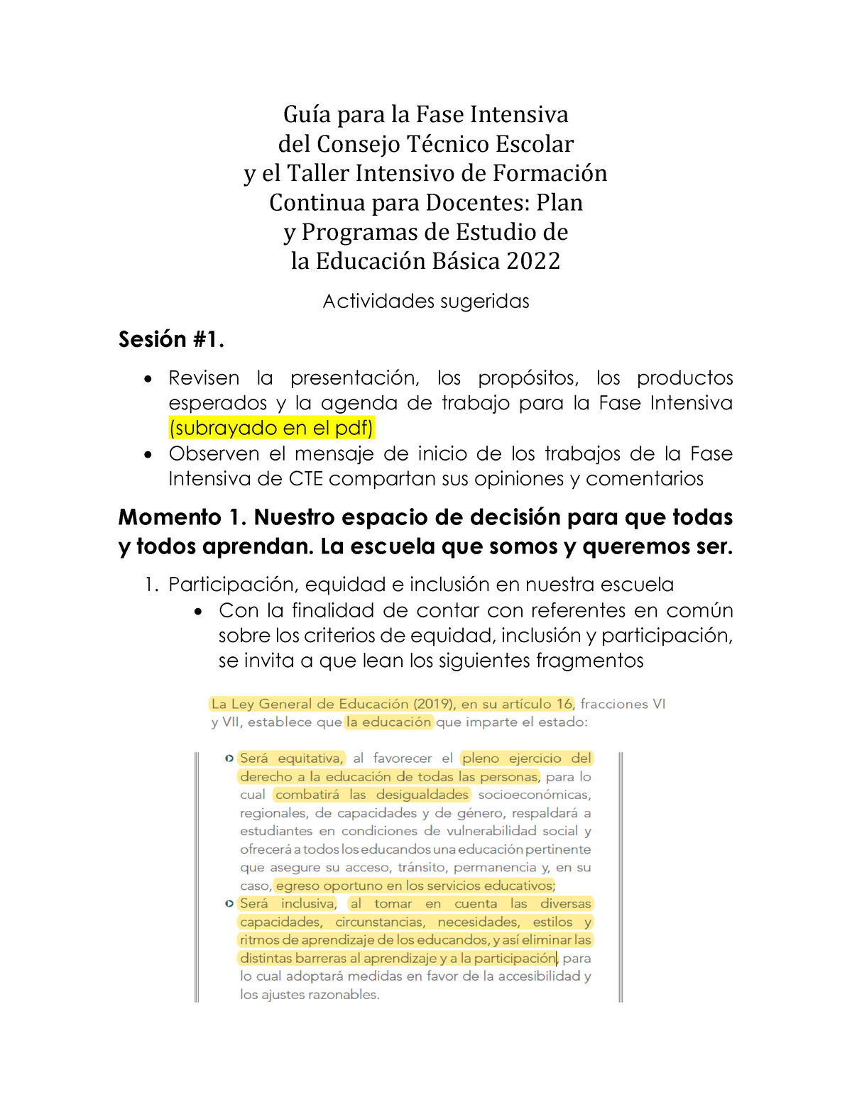 Productos Contestados CTE - GuÌa Para La Fase Intensiva Del Consejo ...