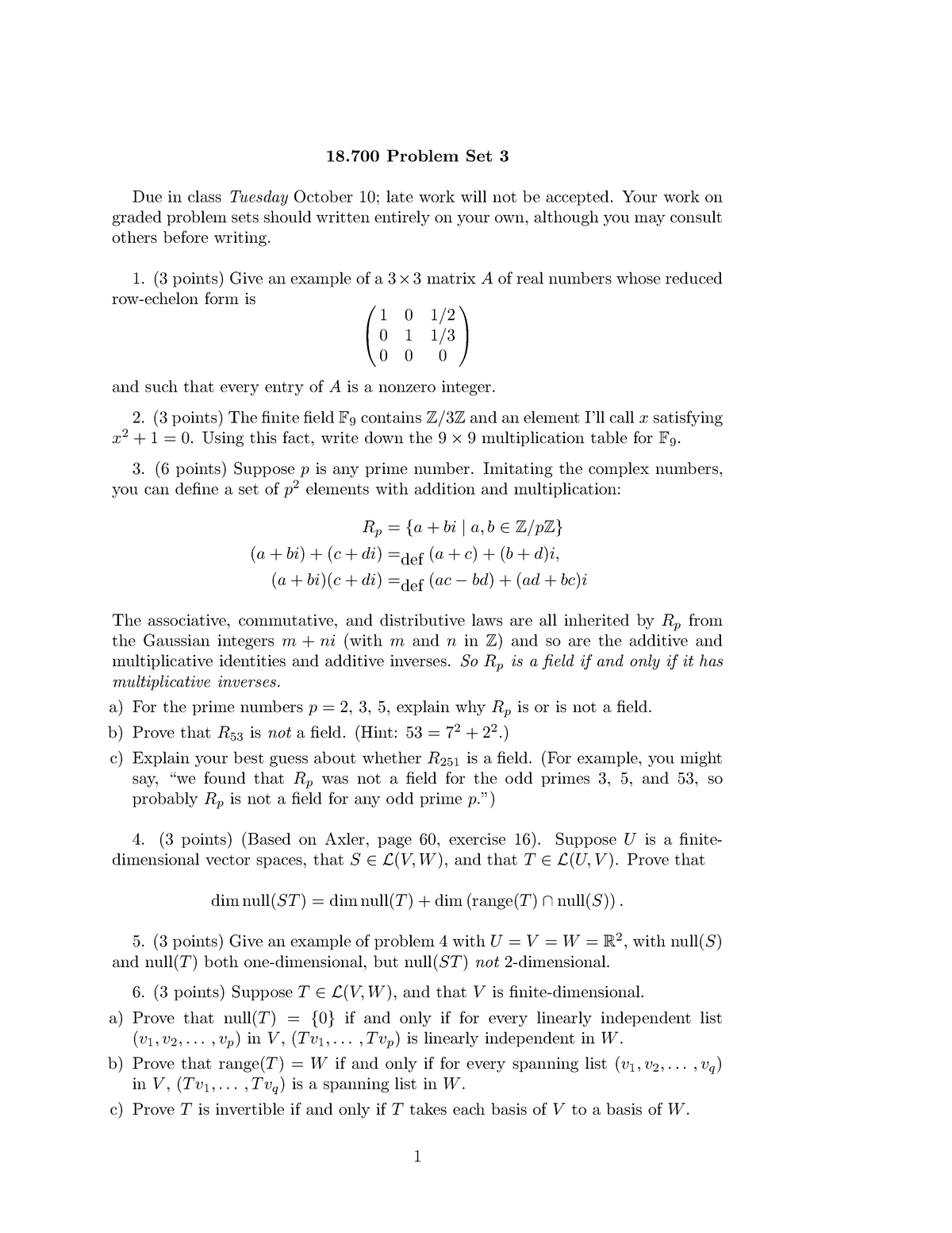Math 2318 F13 Prob Set 3 Math 2318 Studocu