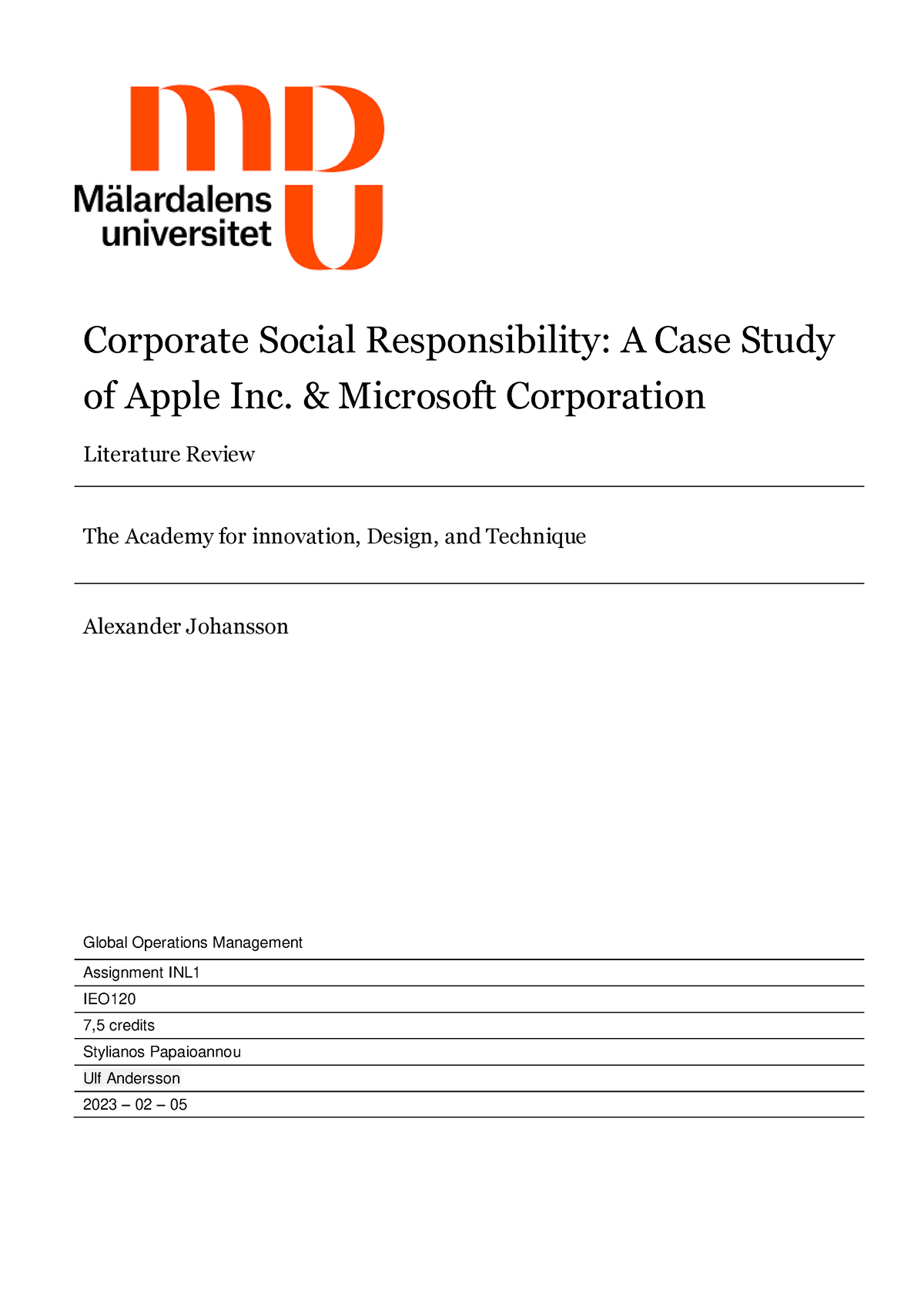 apple case study csr