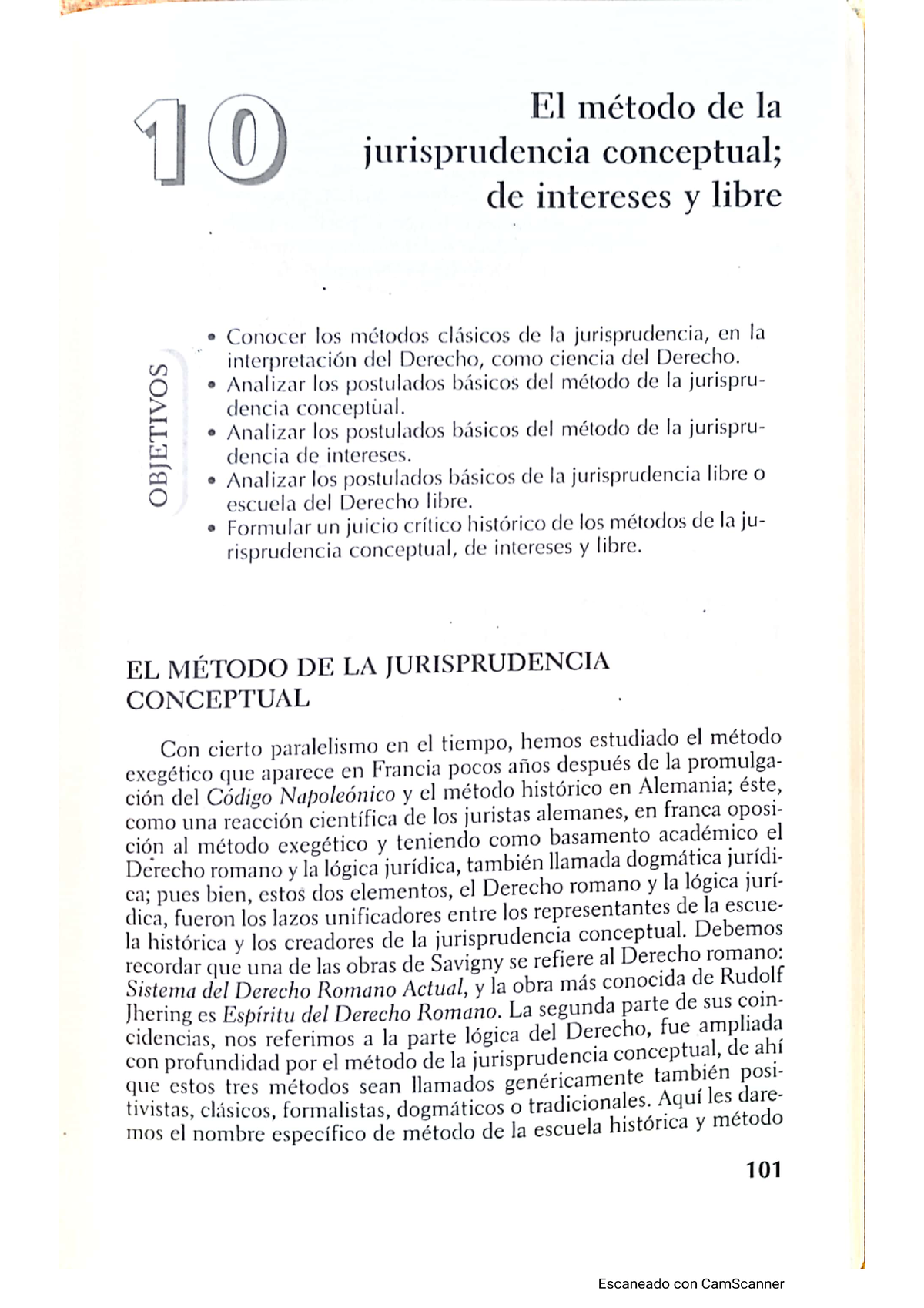 C10. El Método De La Jurisprudencia Conceptual De Intereses Y Libre ...