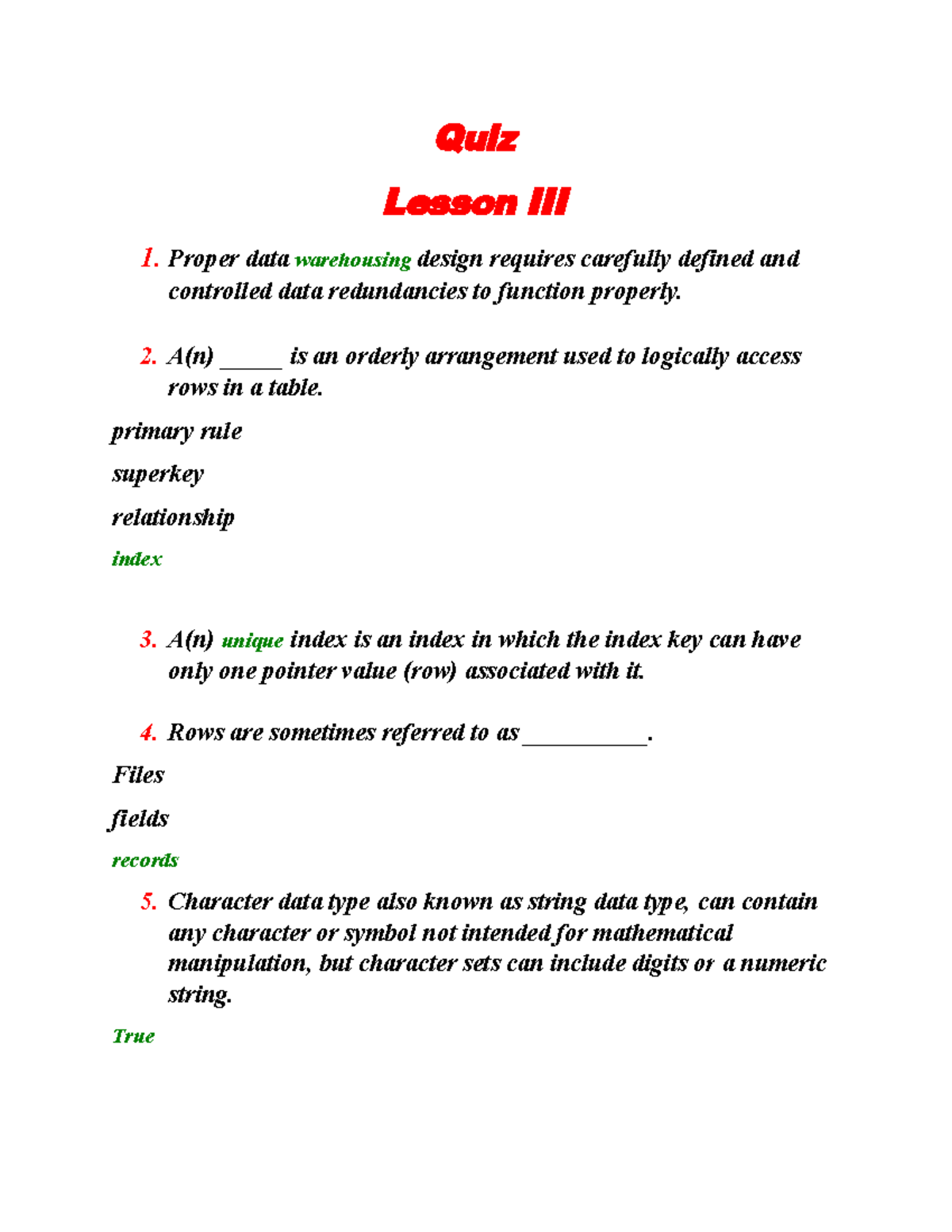 Scripting-and-Programming-Foundations Prüfungen