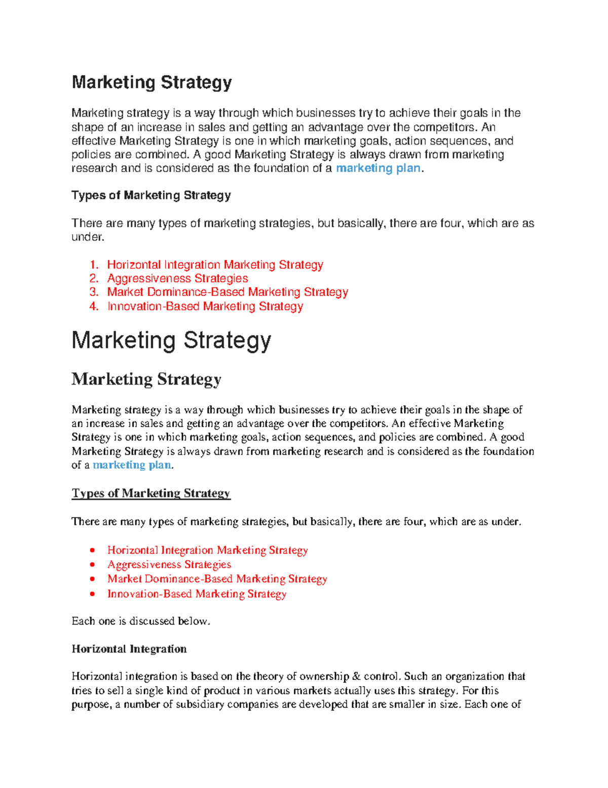 Marketing-Strategy - Marketing-Strategy - Marketing Strategy Marketing ...