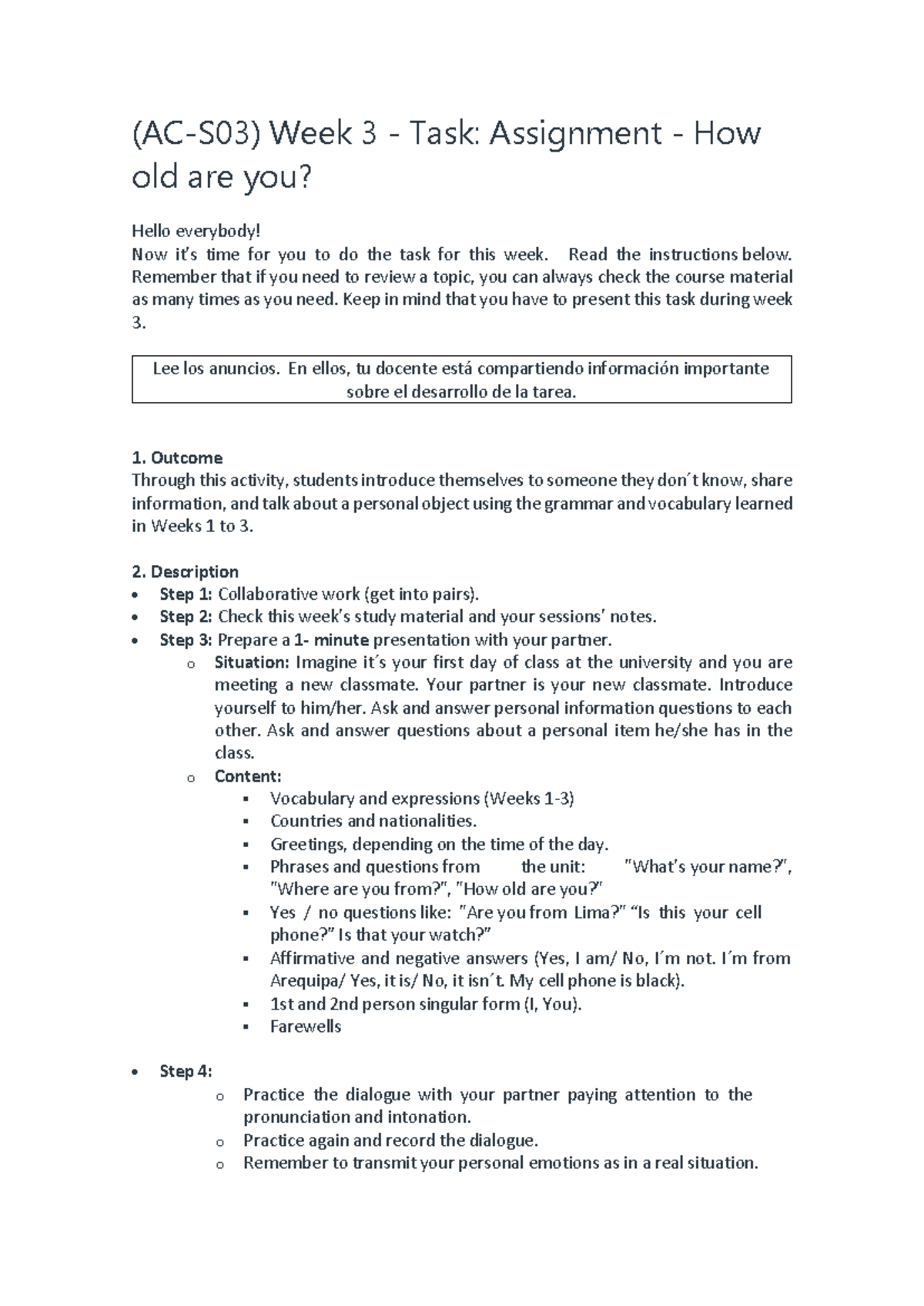 Week+3+-+1+Tare - ingles apuntes - (AC-S03) Week 3 - Task: Assignment ...