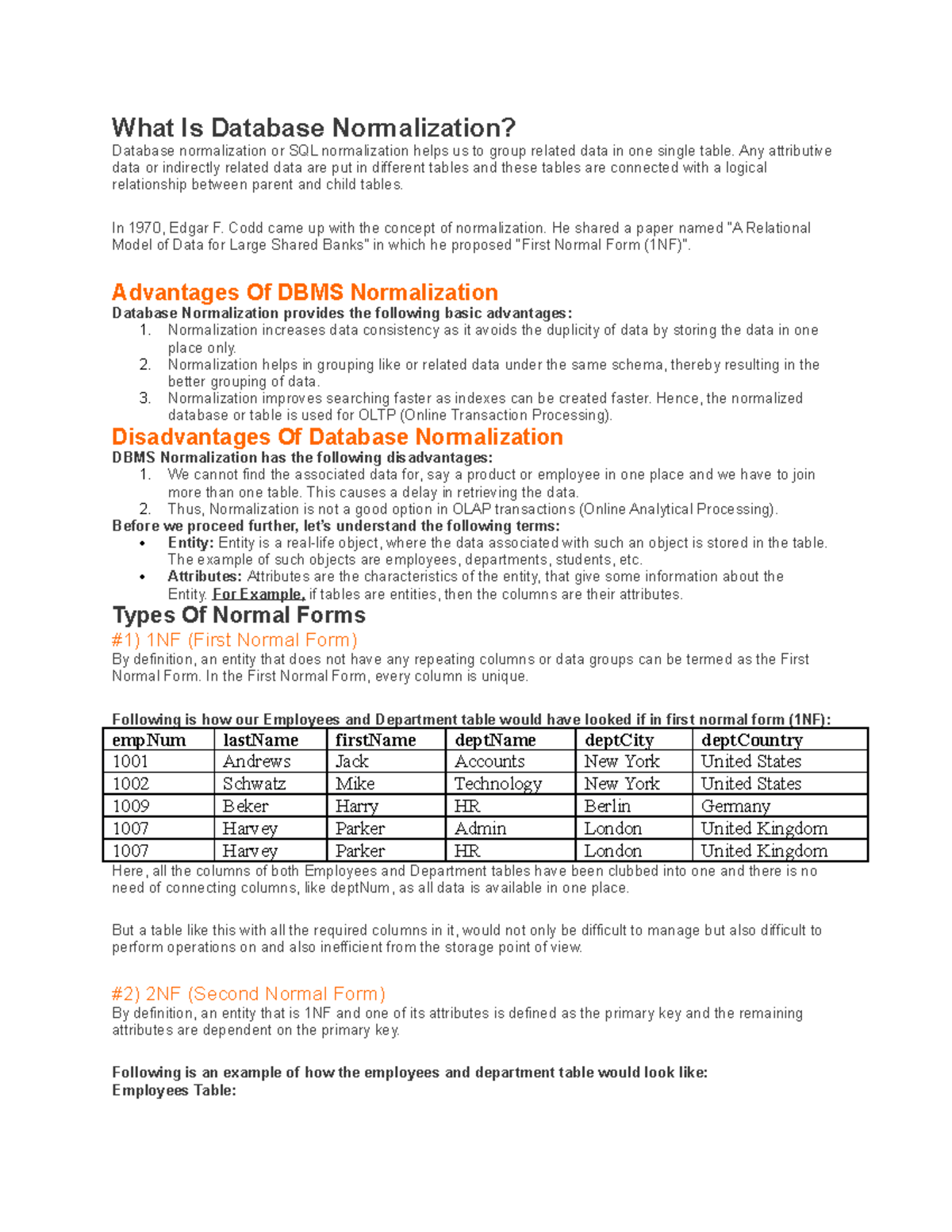 What Is Database Normalization - What Is Database Normalization ...