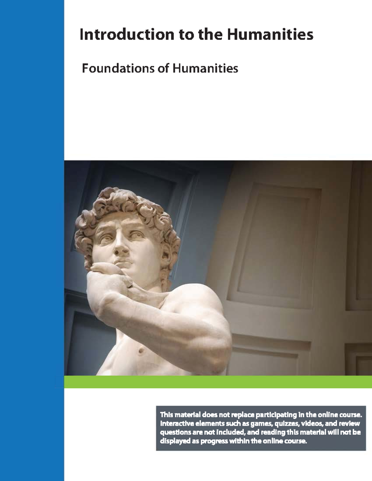 Introduction to the Humanities Module 1 Introduction to the