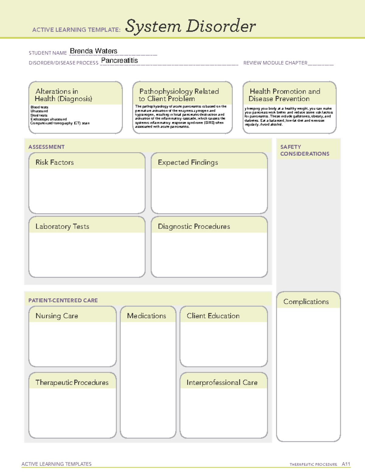 Active Learning Template sys Dis - ACTIVE LEARNING TEMPLATES ...