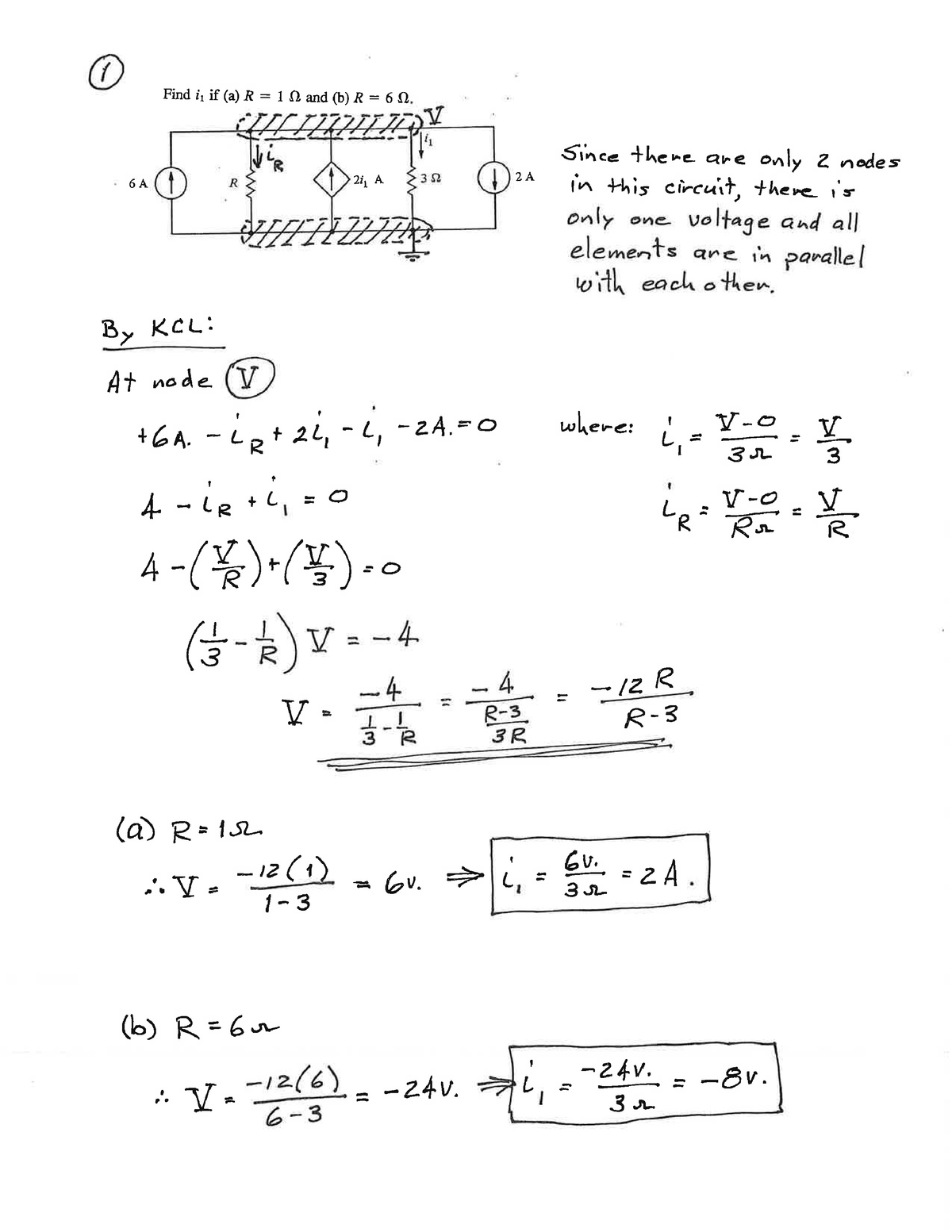 ECE-201-R3 - Electric Circuits CourseWork Recitation Problems With ...