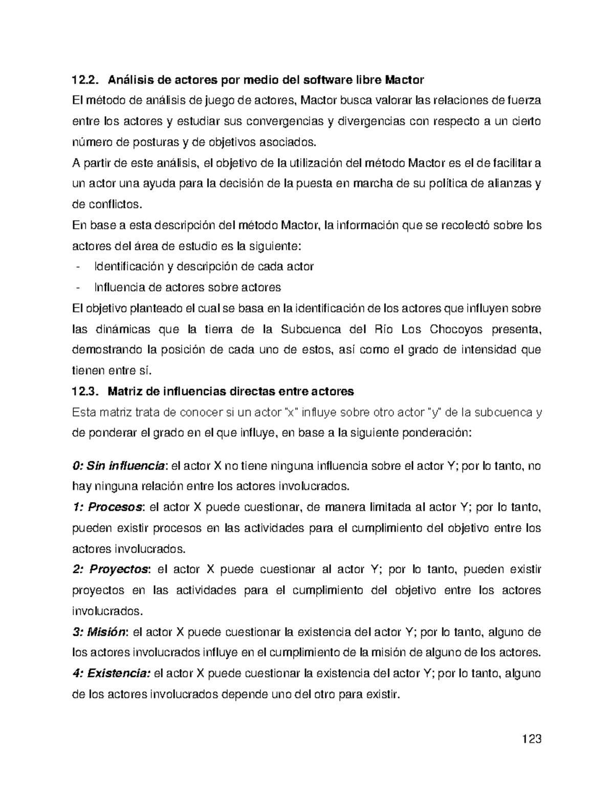 Ejemplo Actores - 12. Análisis de actores por medio del software libre ...