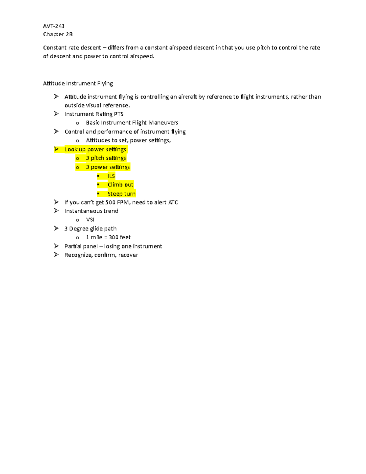 Chapter 2 Section B - Summary Jeppesen Instrument Commercial - AVT ...