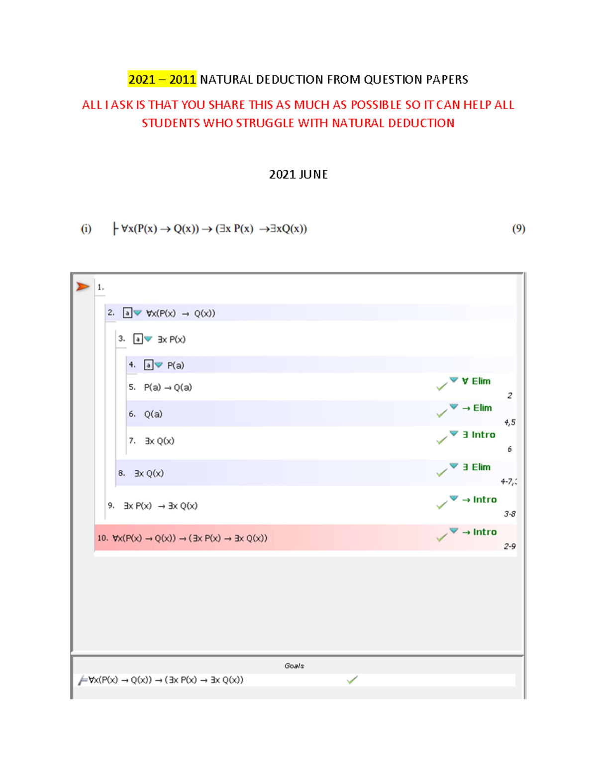 2021-2011 Natural Deduction - 2021 – 2011 NATURAL DEDUCTION FROM ...