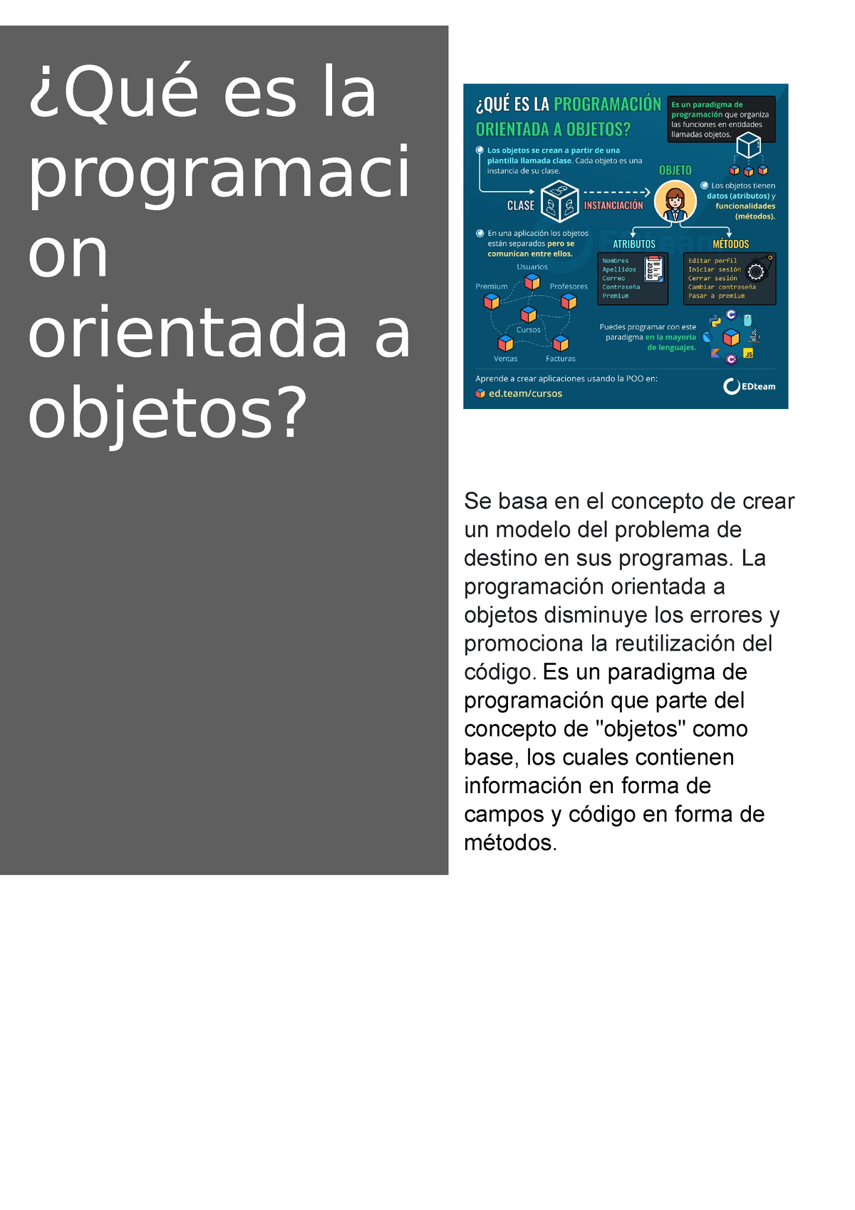 Solucion DE LA GUIA JAVA - ¿Qué Es La Programaci On Orientada A Objetos ...