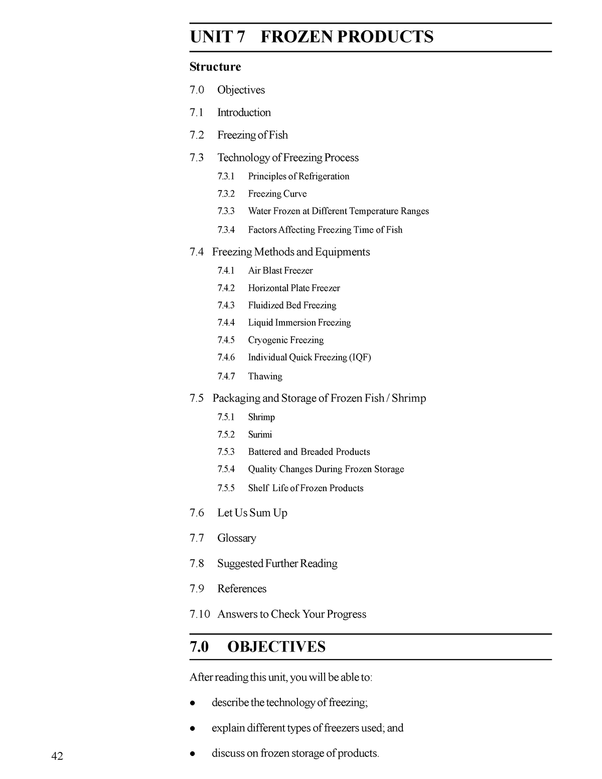 unit-7-fishery-products-unit-7-frozen-products-structure-7-objectives