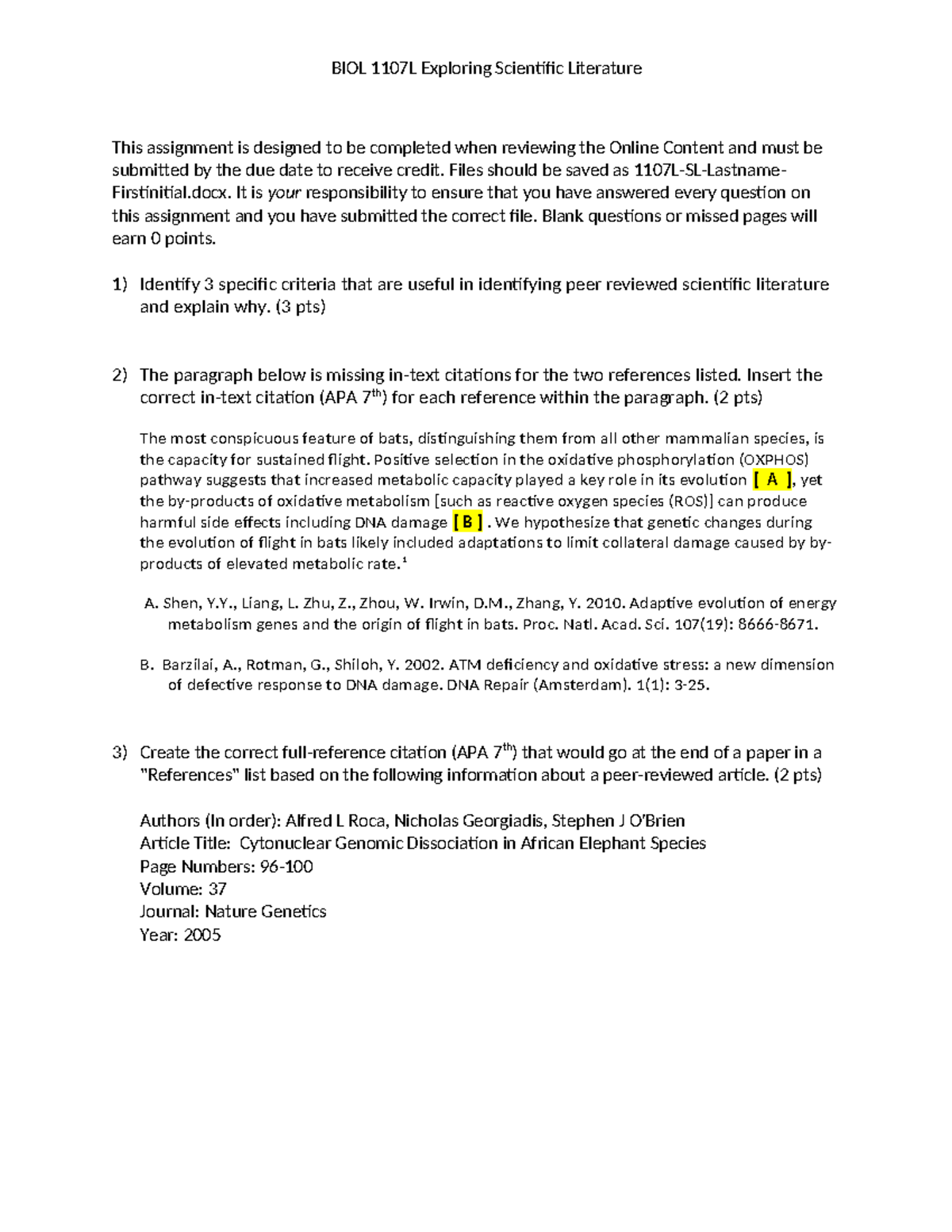 Biol 1107 L Exploring Scientific Literature Files Should Be Saved As 1107l Sl Lastname Studocu Biol 1107 L Exploring Scientific Literature Files Should Be Saved As 1107l Sl Lastname Studocu
