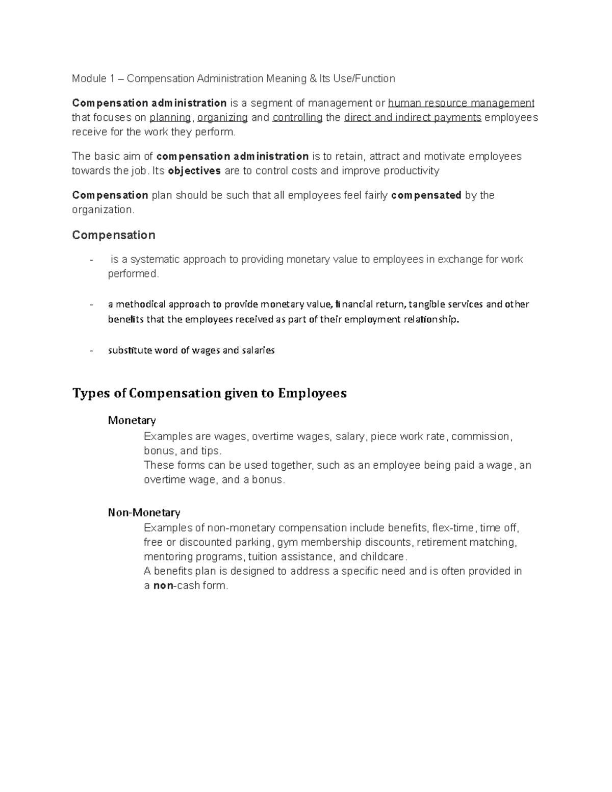 module-1-compensation-admin-its-use-or-function-module-1