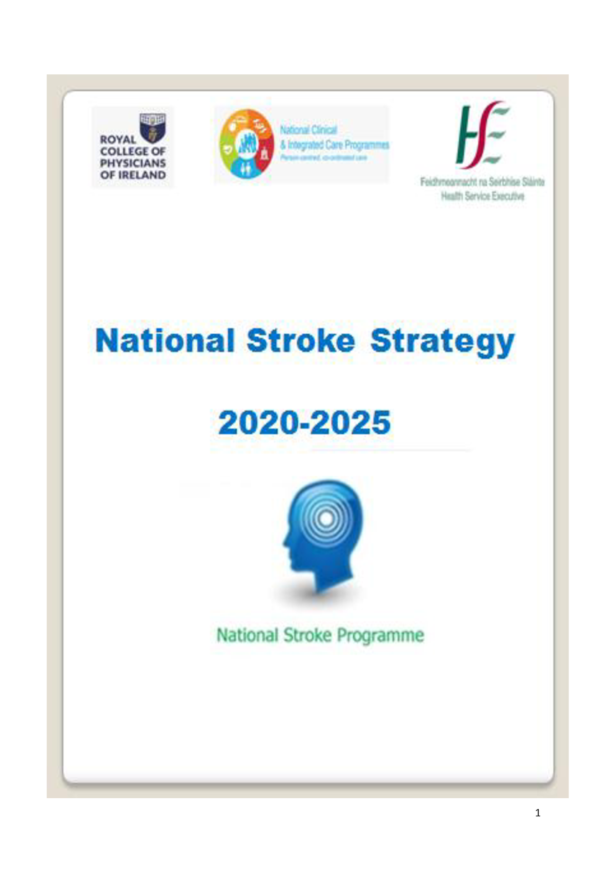 Stroke strategy 2020 2025 Final for Consultation Nov 2020 - 1 Contents Executive - Studocu