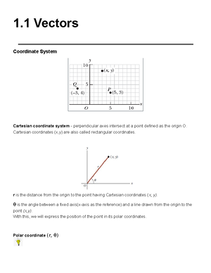 PHYS001 Week1Day1-1 - Notes - Calculus-Based Physics 1 - Studocu