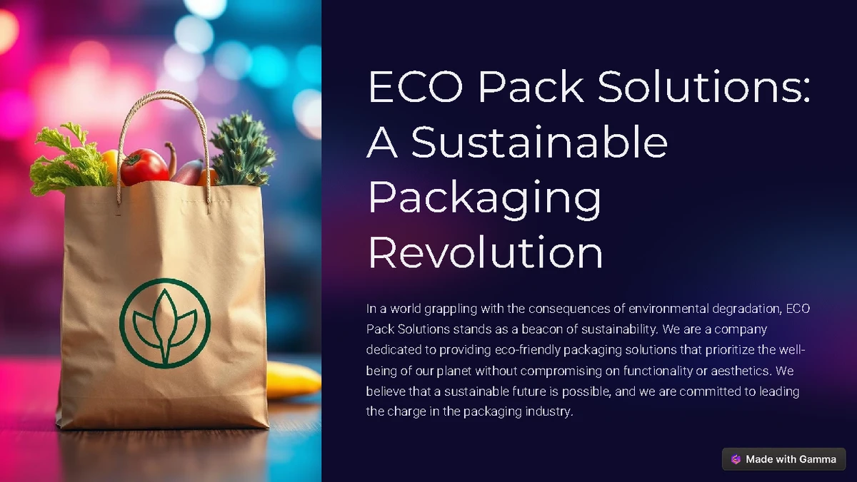 Eco-Pack-Solutions - eco pack solutions - Eco Pack Solutions Welcome to ...