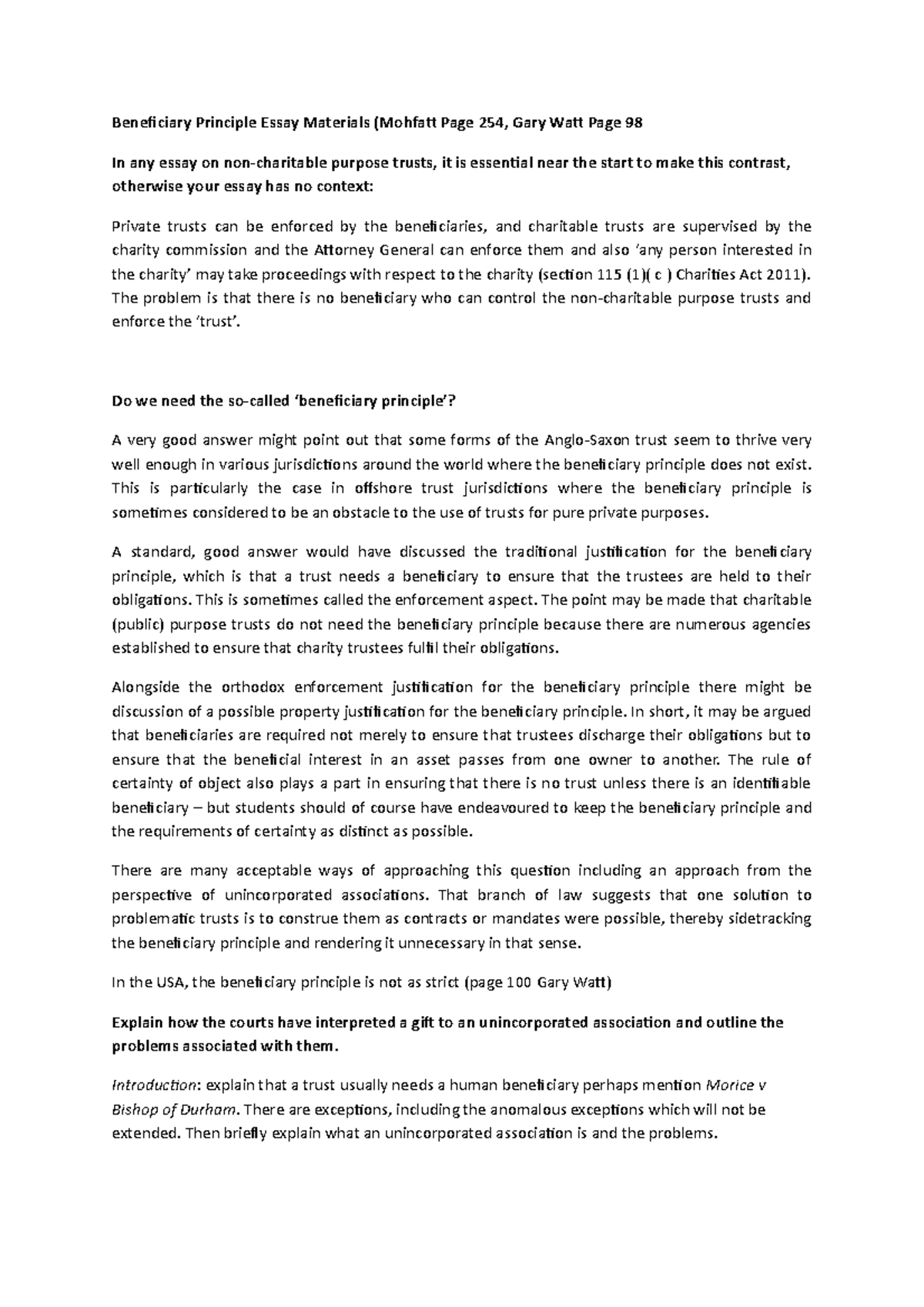 Trust income vs trust principal picture