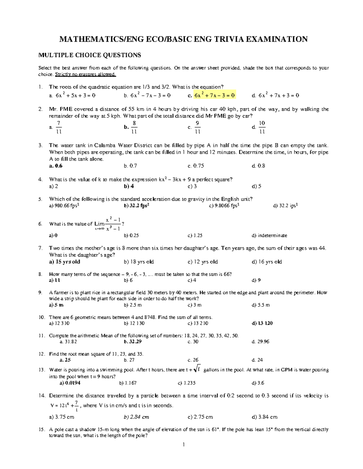 Ibong Tiririt MATH 3 - Sdsds - MATHEMATICS/ENG ECO/BASIC ENG TRIVIA ...