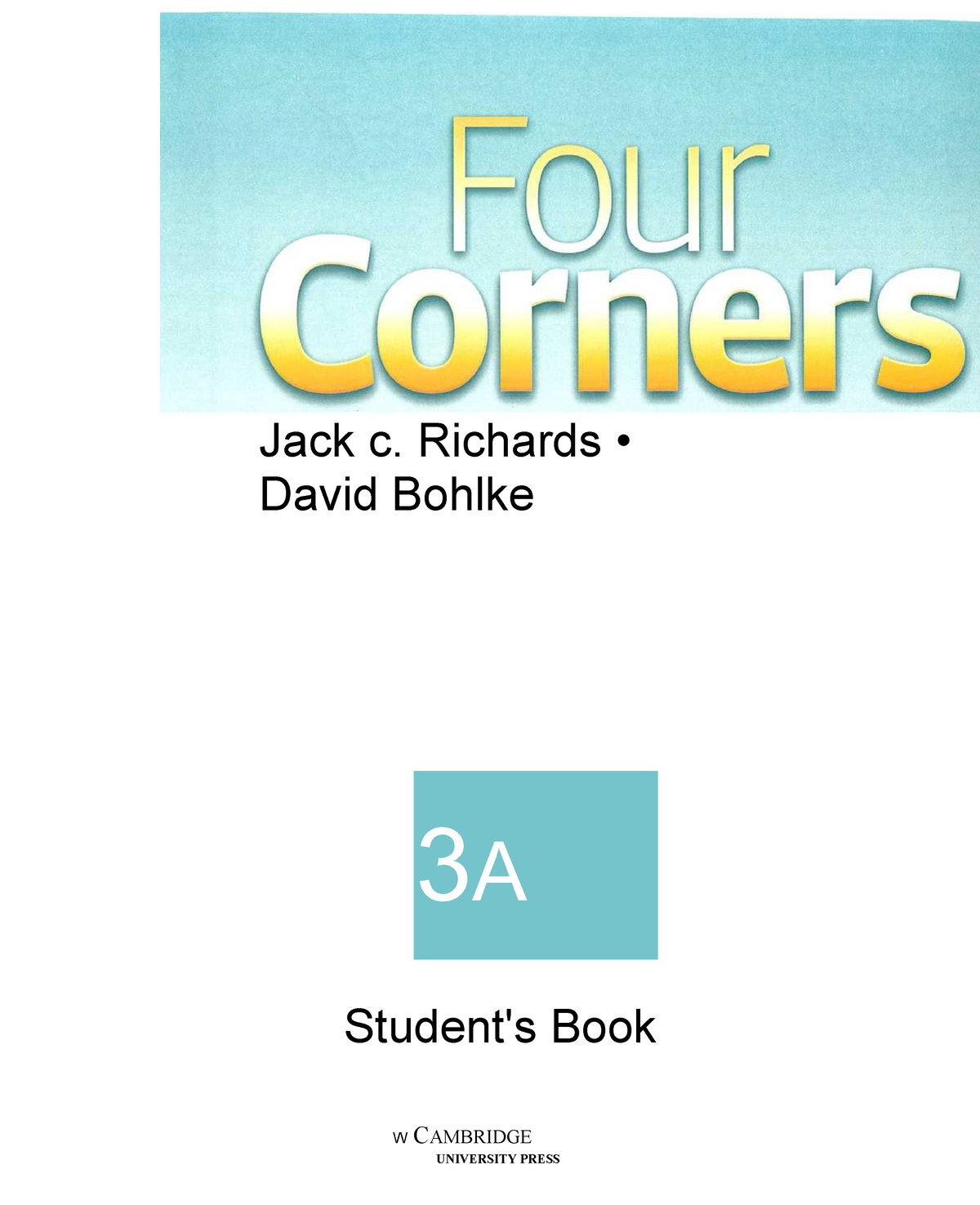 Student book 3a - sach - Jack c. Richards • David Bohlke 3 A Student's ...