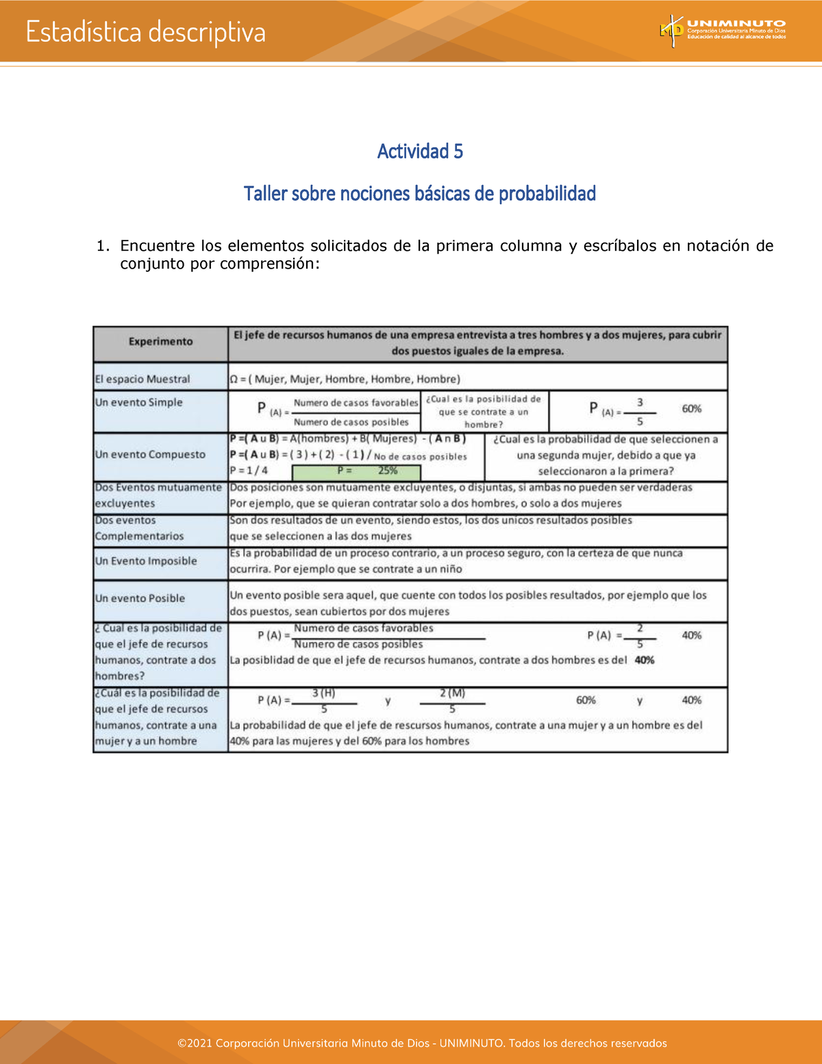 Actividad 5 - Trabajo 5 - Actividad 5 Taller Sobre Nociones B·sicas De ...