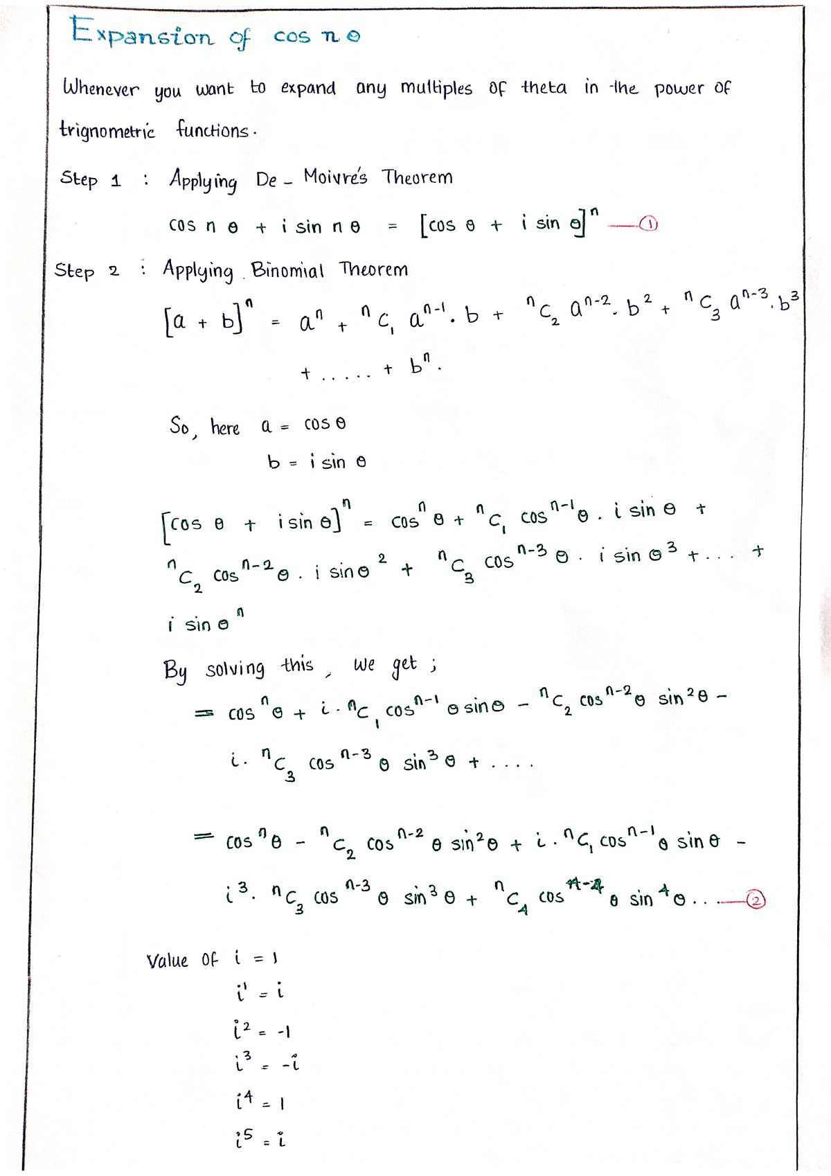 expansion-of-cos-n-theta-trigonometry-and-differential-equations