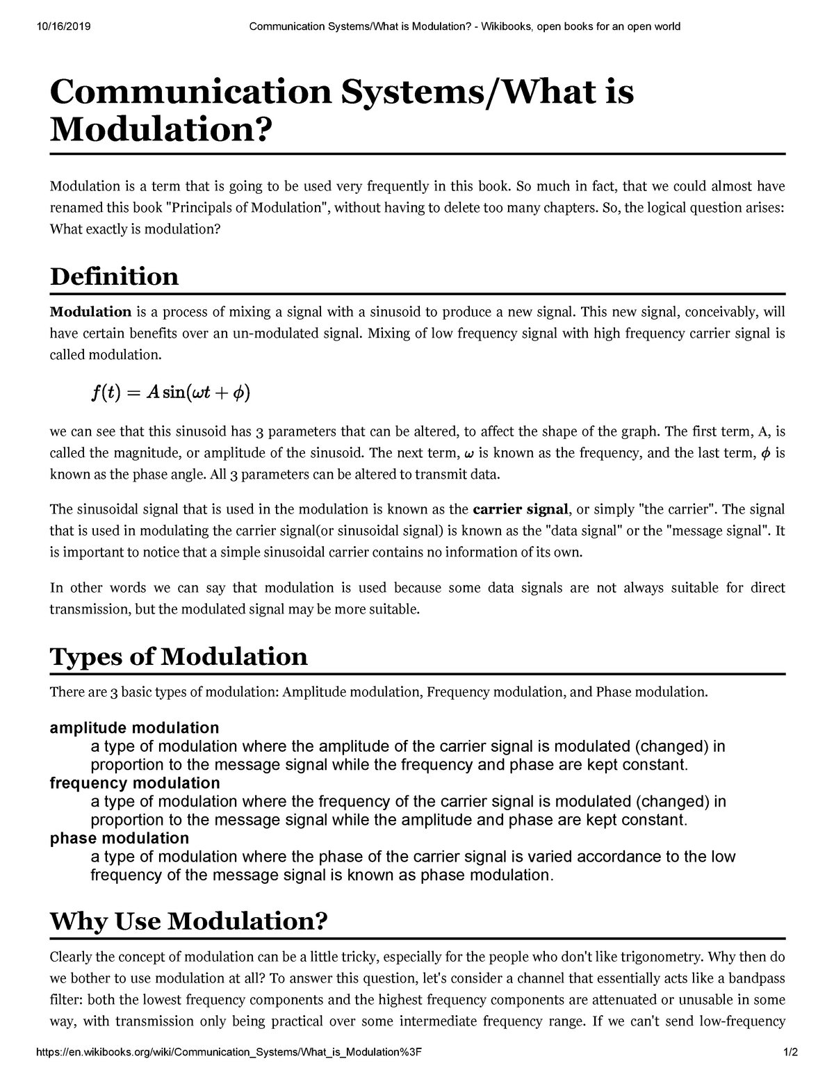 Communication Systems What Is Modulation Wikibooks Open Books For An   Thumb 1200 1553 