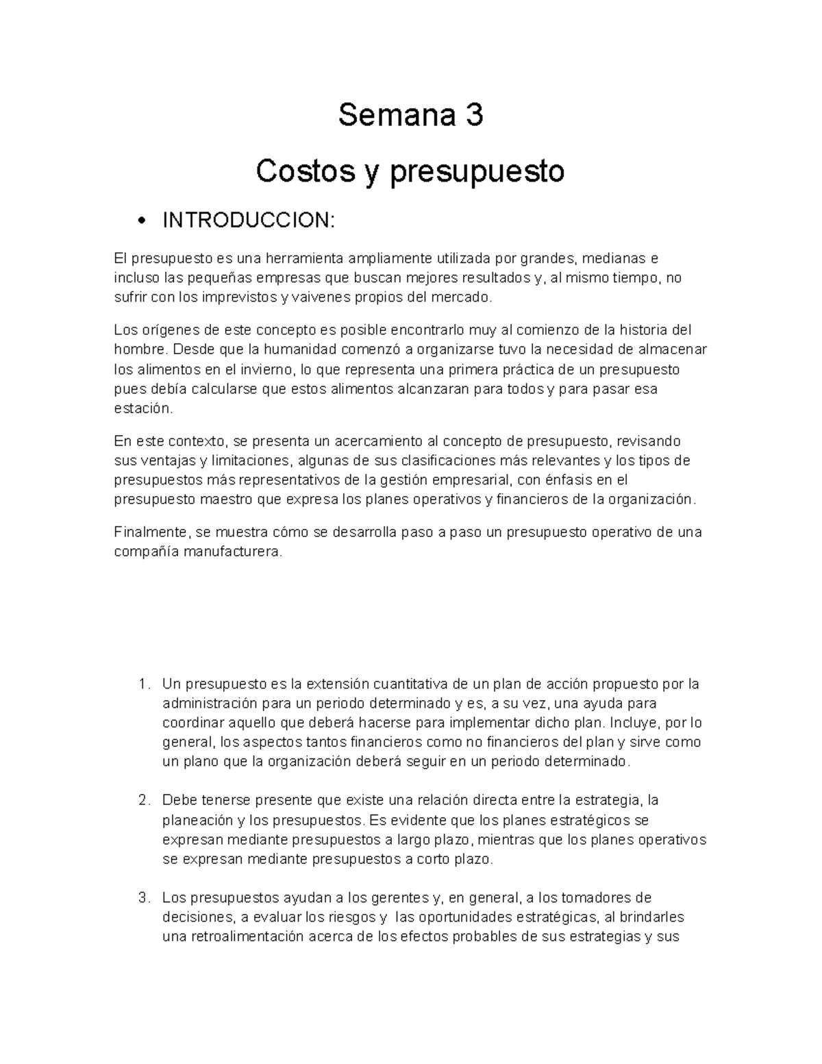 Semana 3 costos y presupuestos - Semana 3 Costos y presupuesto ...
