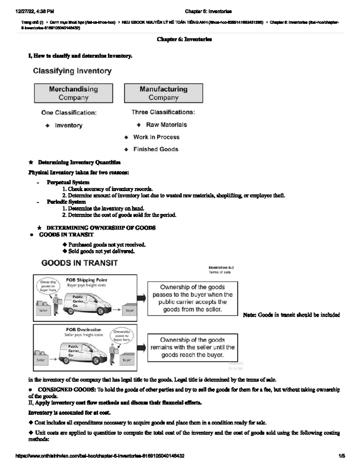 Chapter 6 - Exercise - Business Management 1 - Studocu