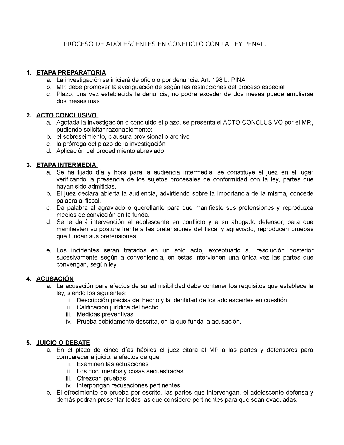 Proceso De Adolescentes En Conflicto Con La Ley Penal Proceso De Adolescentes En Conflicto Con 5565