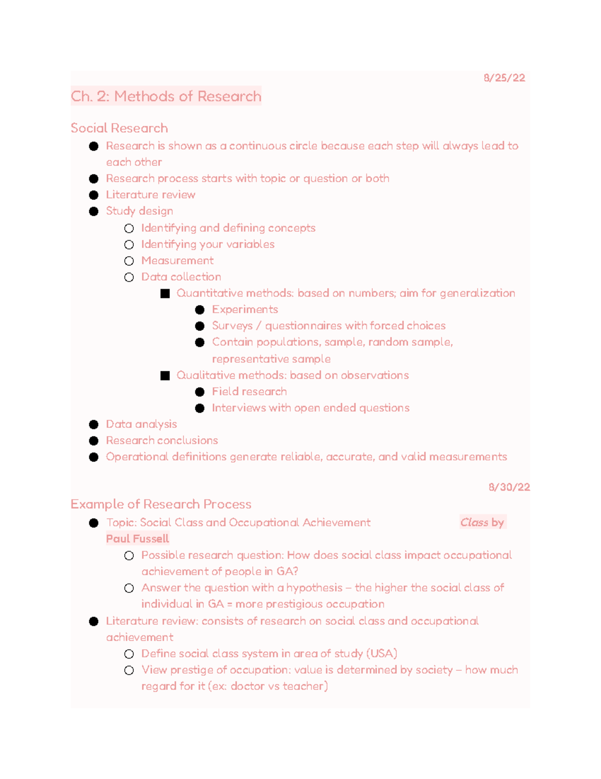 Intro To Sociology Chapter 2 825 Ch 2 Methods Of Research Social Research Research Is 