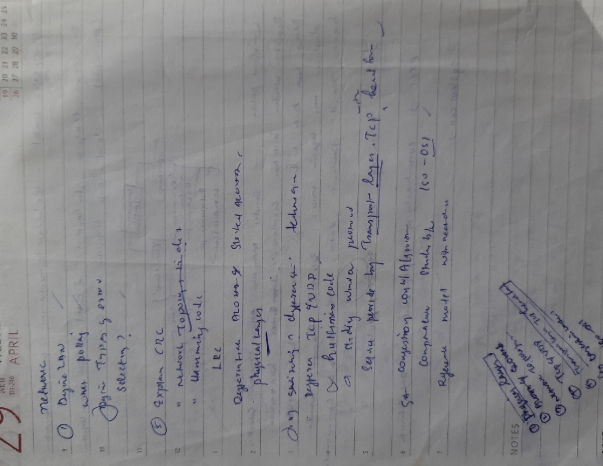 Com.google.android - Hand written notes - Bachelor of science - Studocu