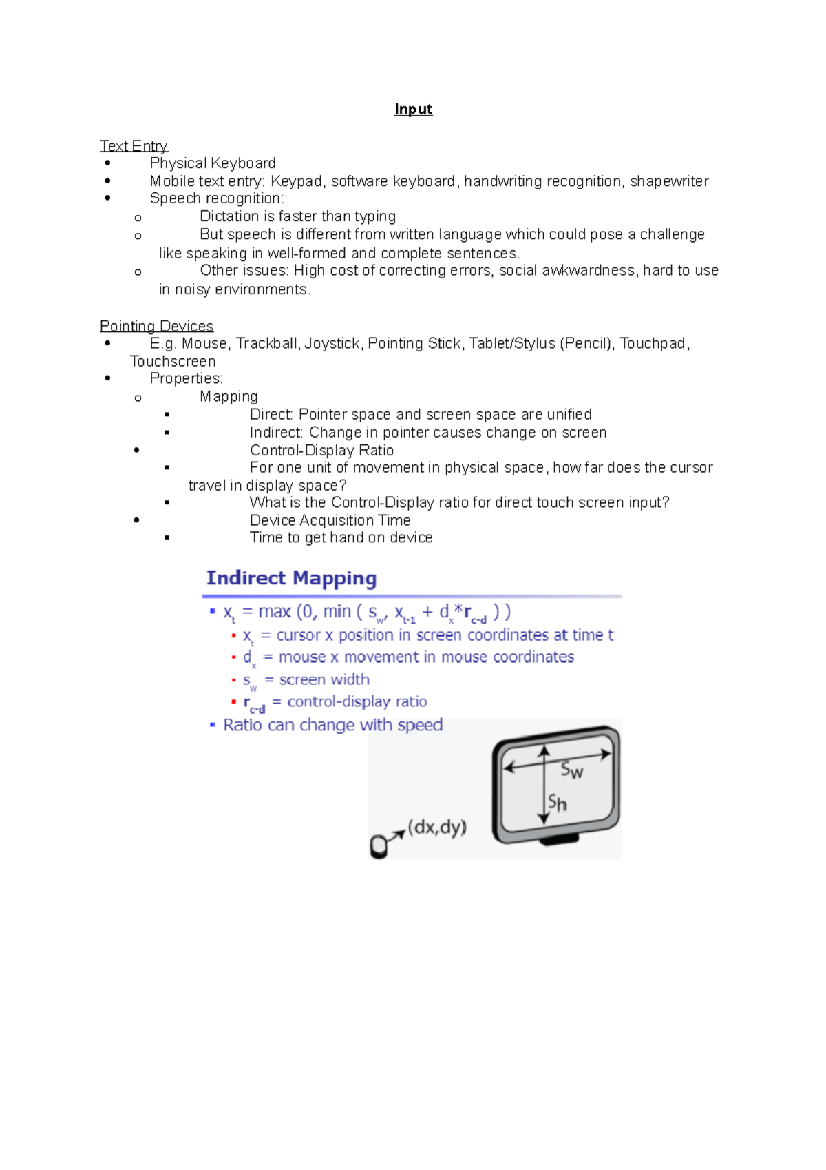 Input - Lecture notes 5 - Input Text Entry Physical Keyboard Mobile ...