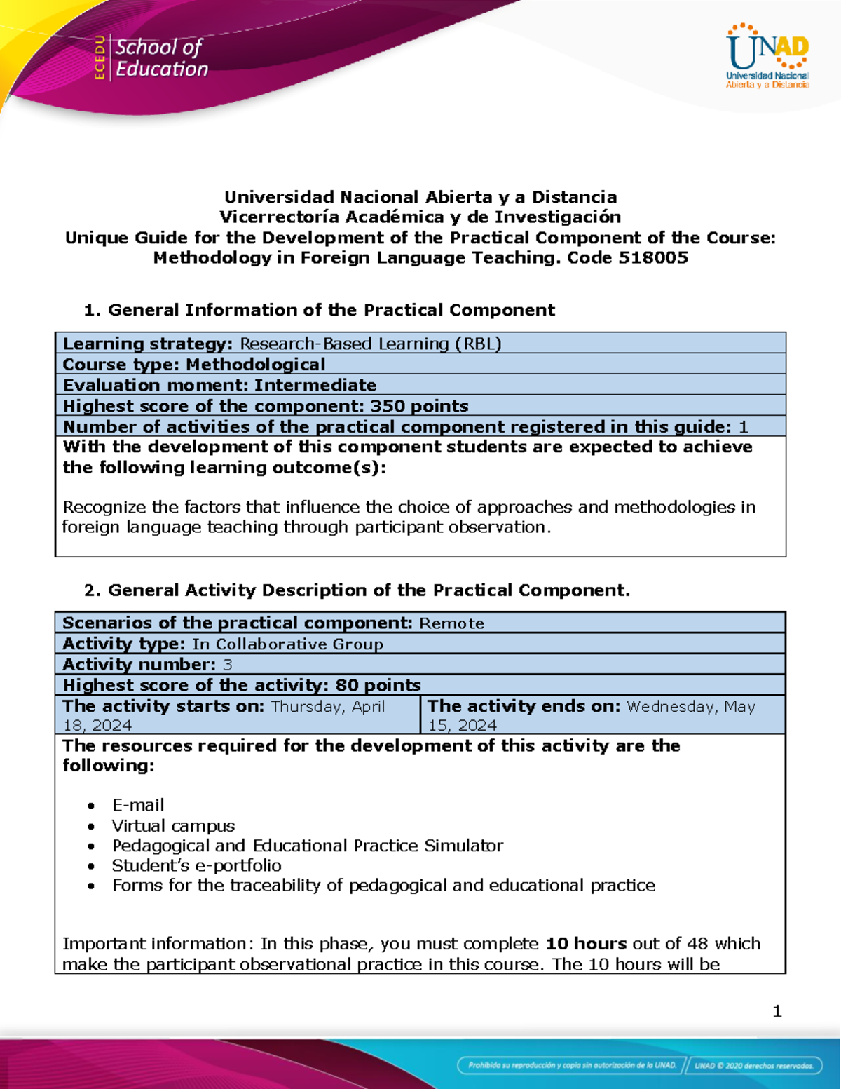 Guide for the Development of the Practical Component - Phase 4 ...