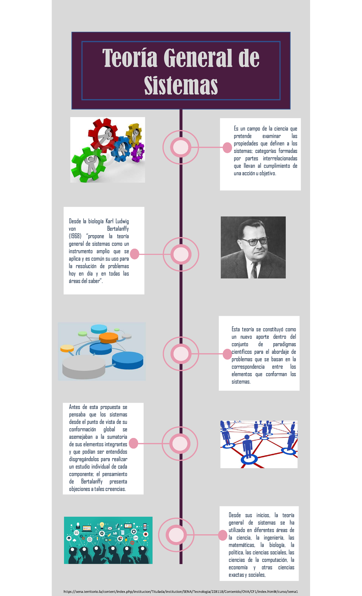 Infografia Teoria General De Sistemas Teoría General De Sistemas Desde La Biología Karl Ludwig 5505