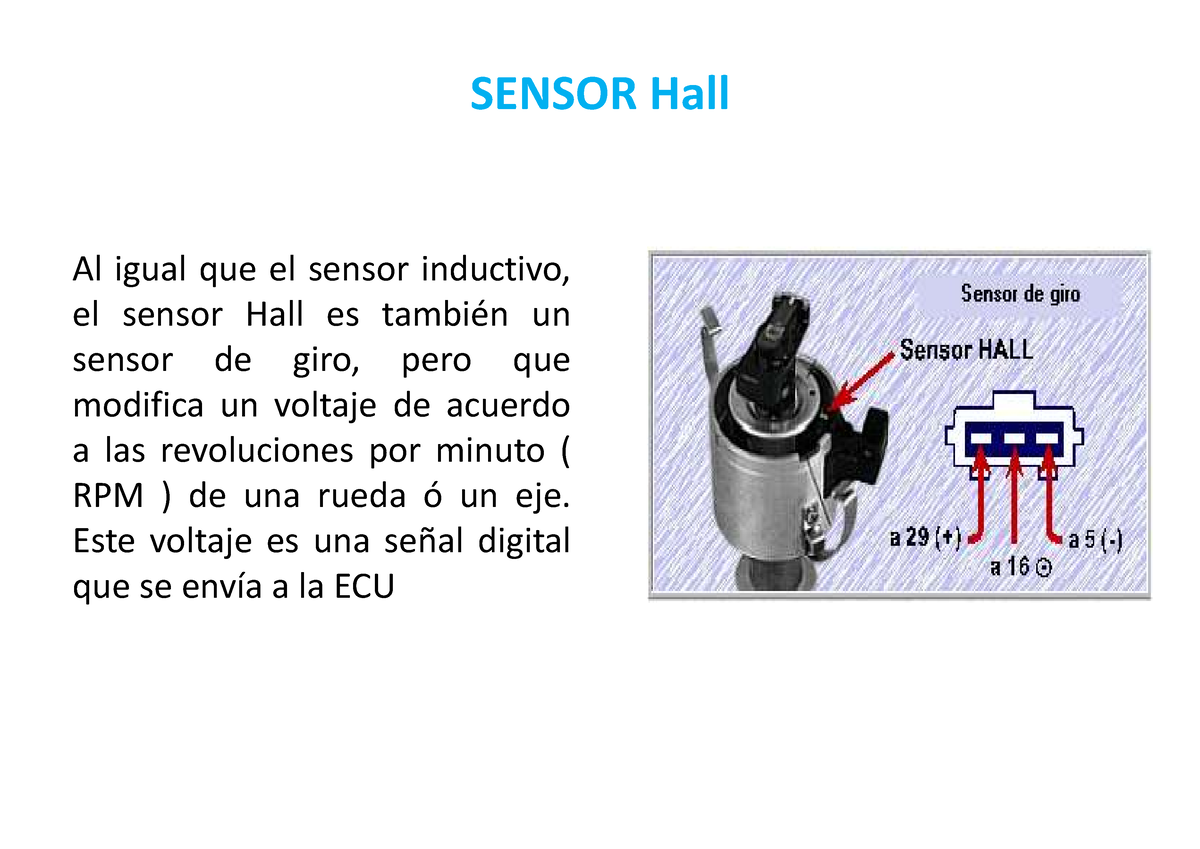 Sensor Hall C Hgvbguhbvnj Sensor Hall Al Igual Que El Sensor