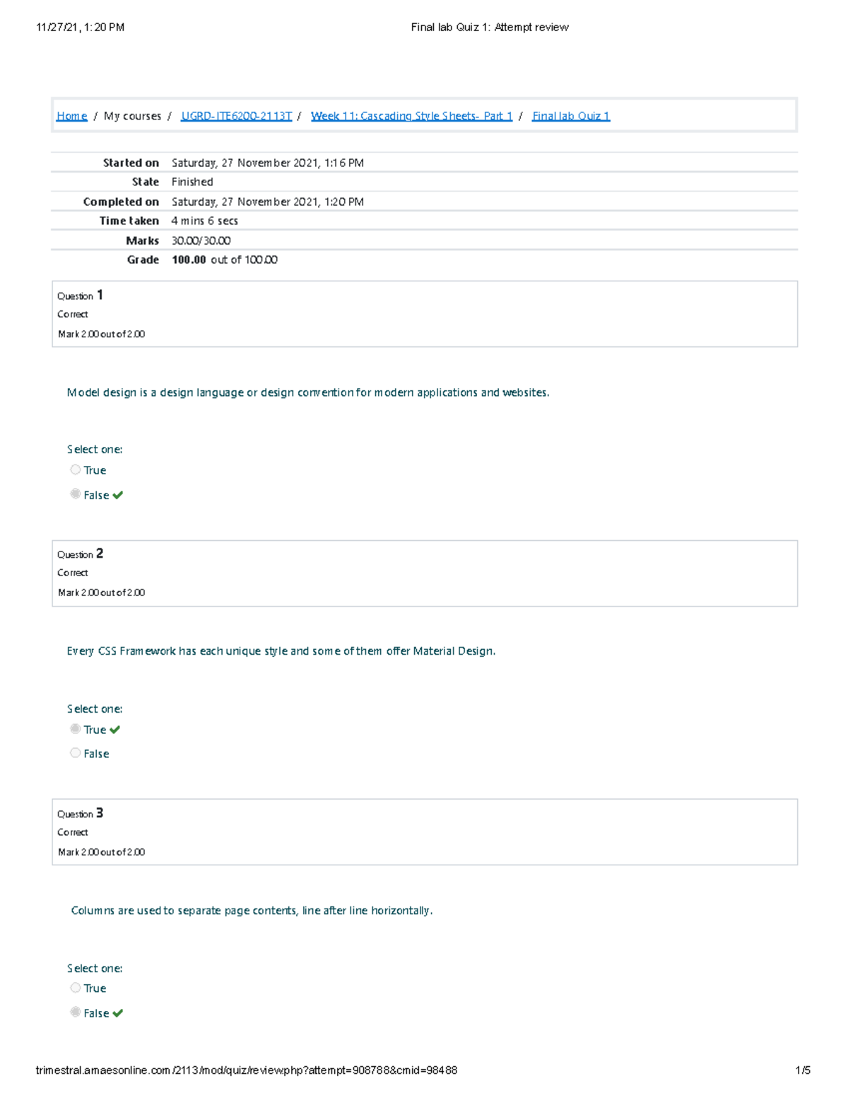 Application Development and Emerging Technologies Final Lab Answer ...