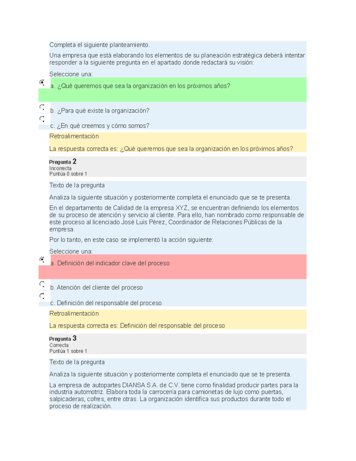 Una Empresa Que Está Elaborando Los Elementos De Su Planeación ...