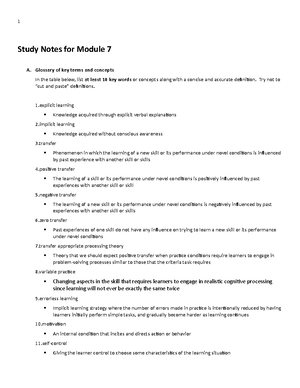 KP161 Study Note Template-Ch3- Study Notes for Chapter 3 A. Glossary of ...