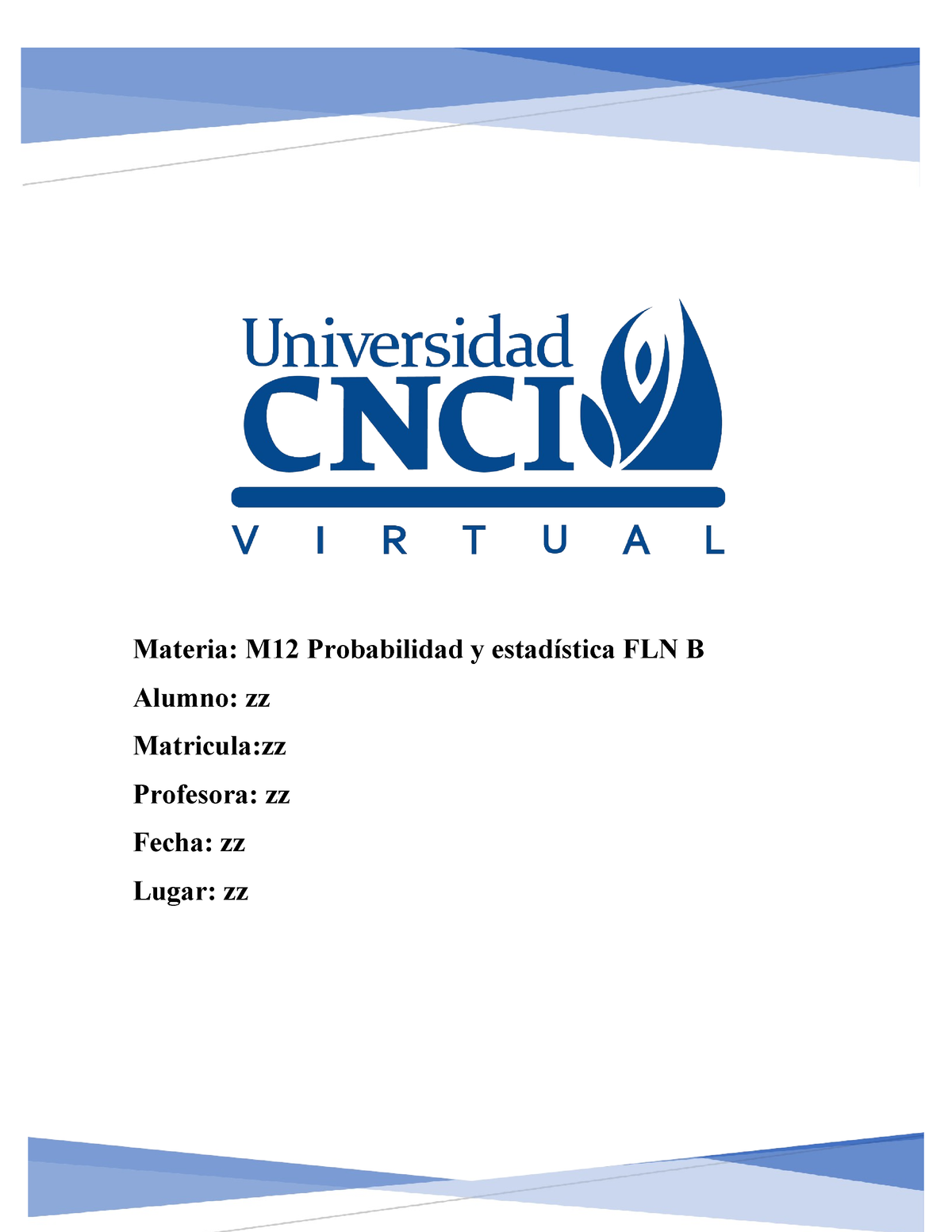 Probabilidad Y Estadistica Tarea 1 - Materia: M12 Probabilidad Y ...