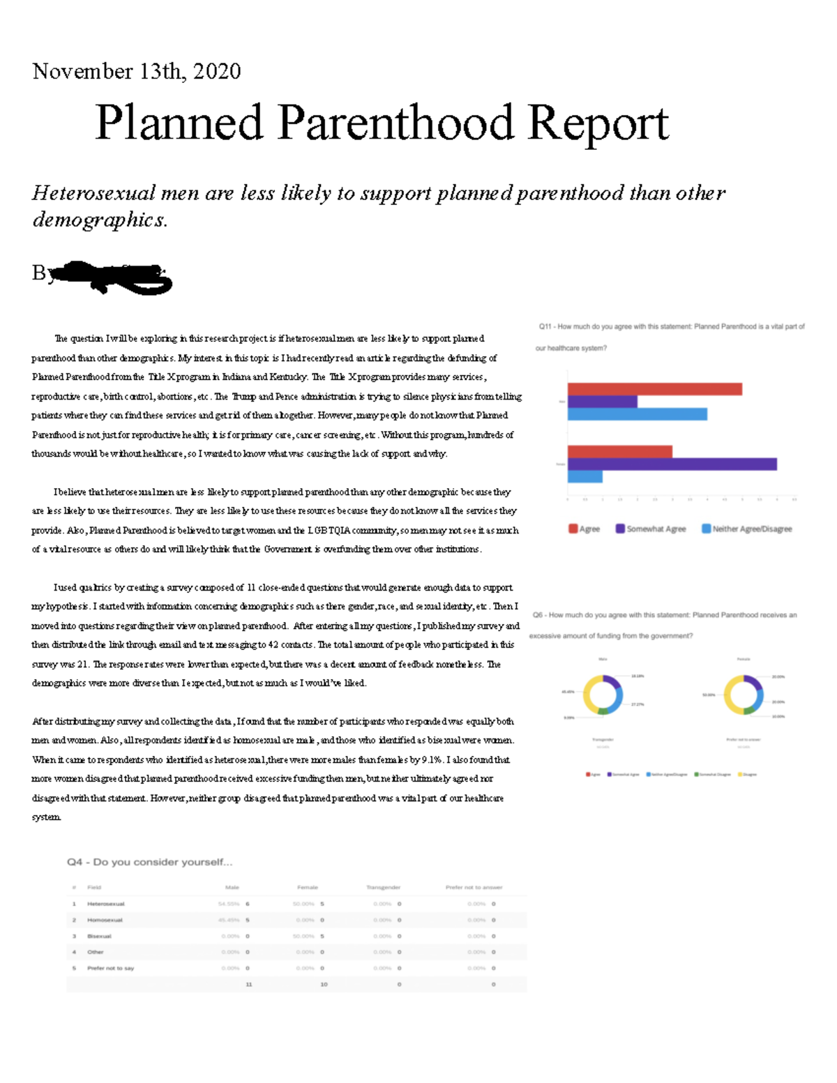Planned Parenthood Report - November 13th, 2020 Planned Parenthood ...