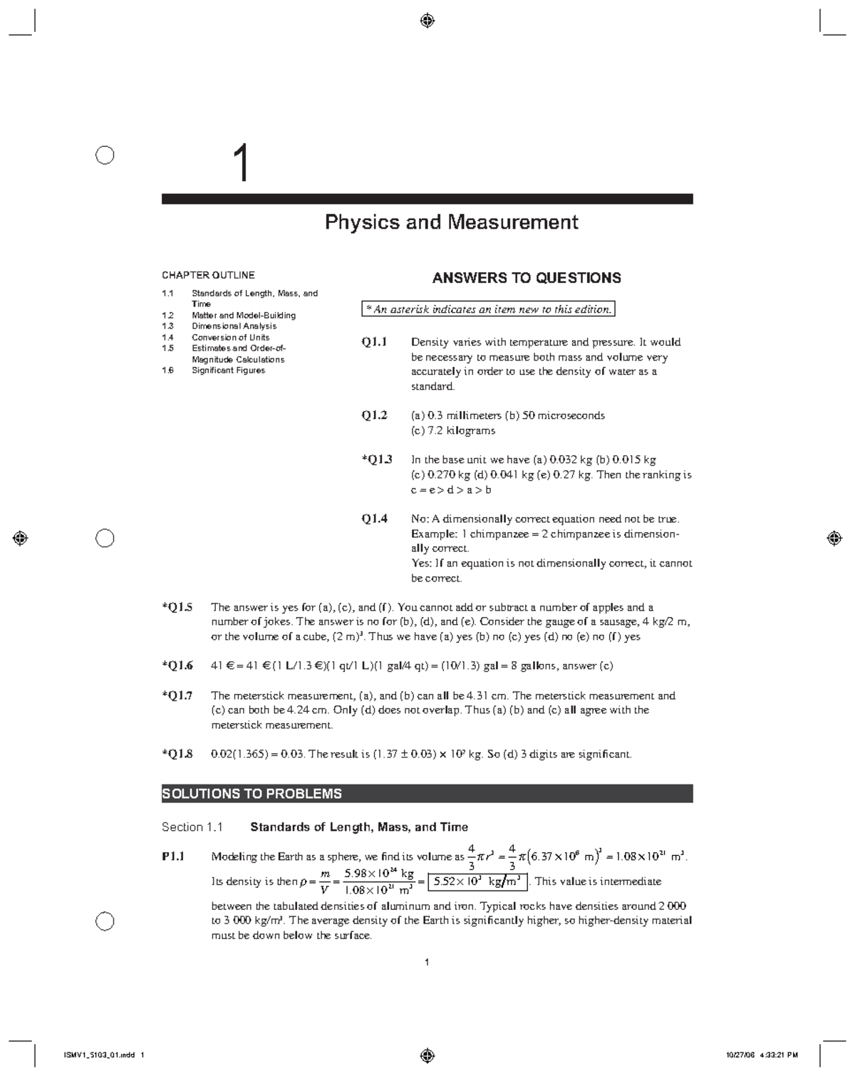 SM chapter 1 - Solucionario Capitulo 1 Serway - 1 Physics and ...