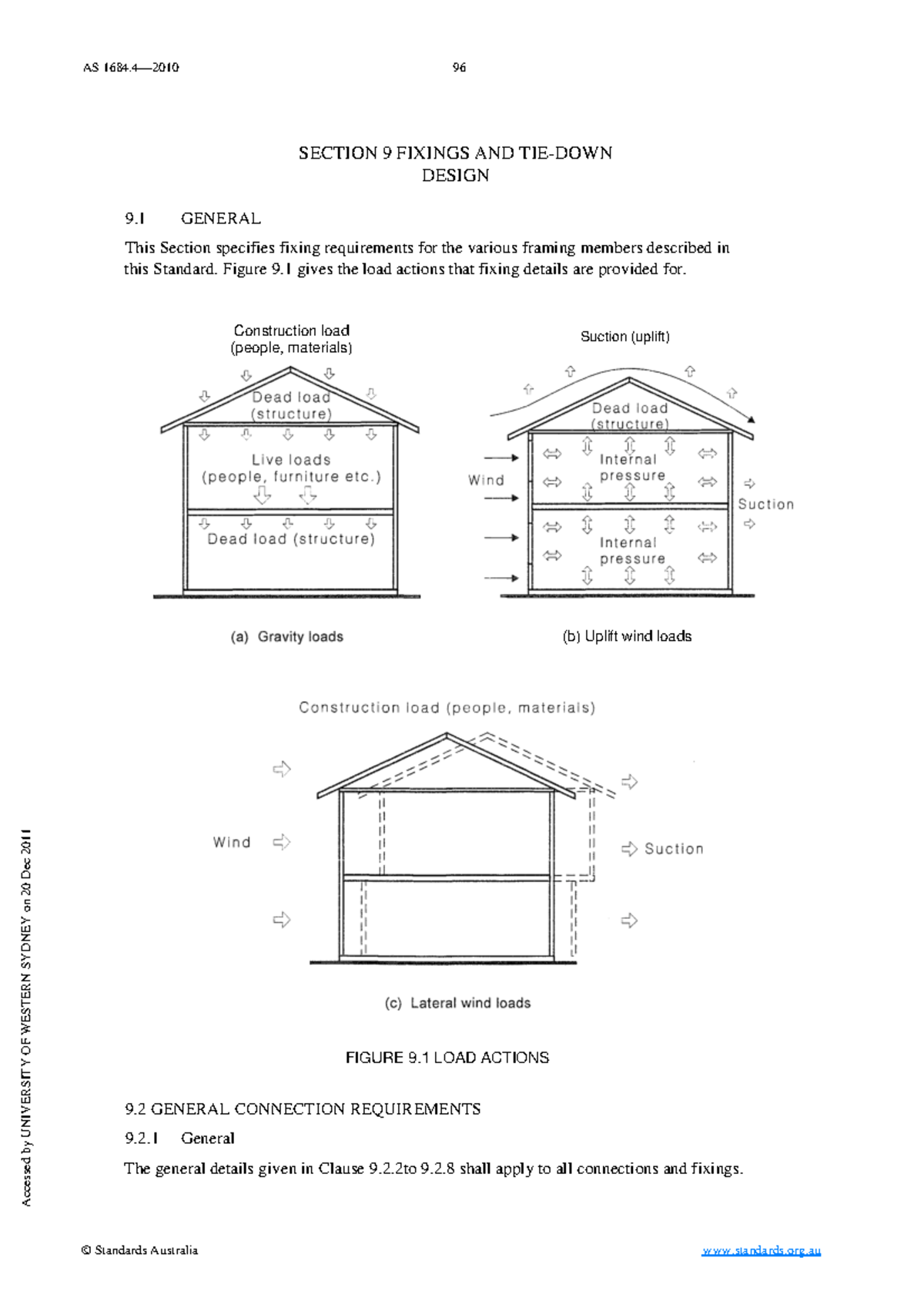 AS1684 - Fixings and Tie Downs - Ocred - SECTION 9 FIXINGS AND TIE-DOWN ...