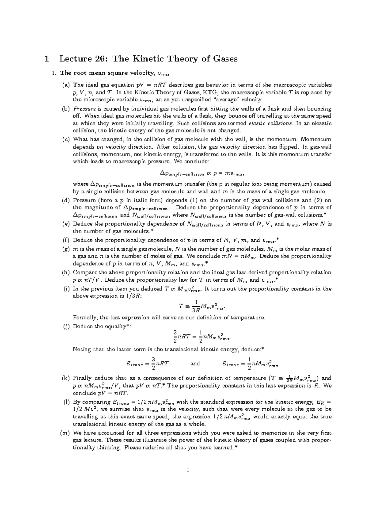 26-kinetic-theory-gases-1-lecture-26-the-kinetic-theory-of-gases-1