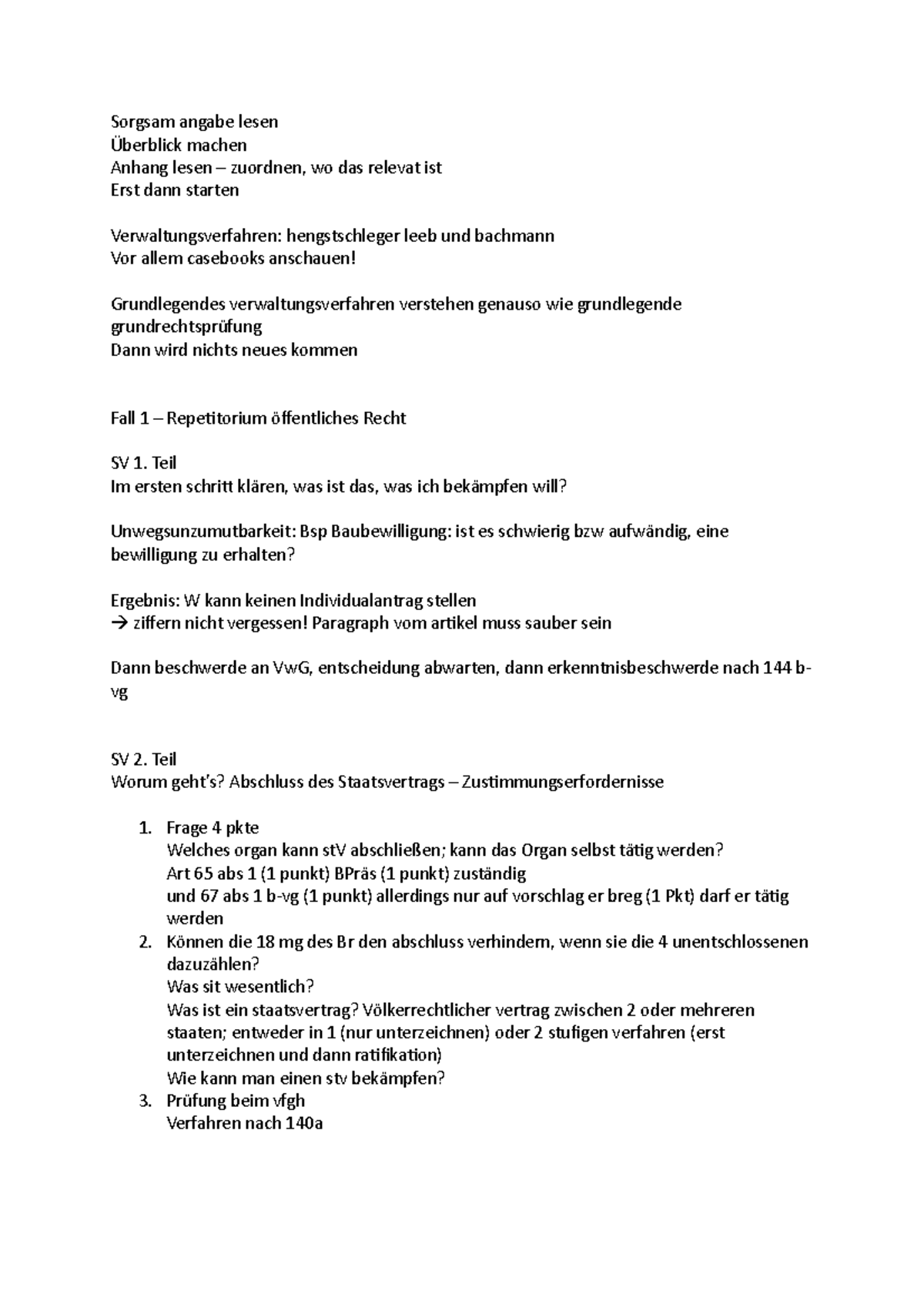 1. Einheit Rep - Sorgsam angabe lesen Überblick machen Anhang lesen ...